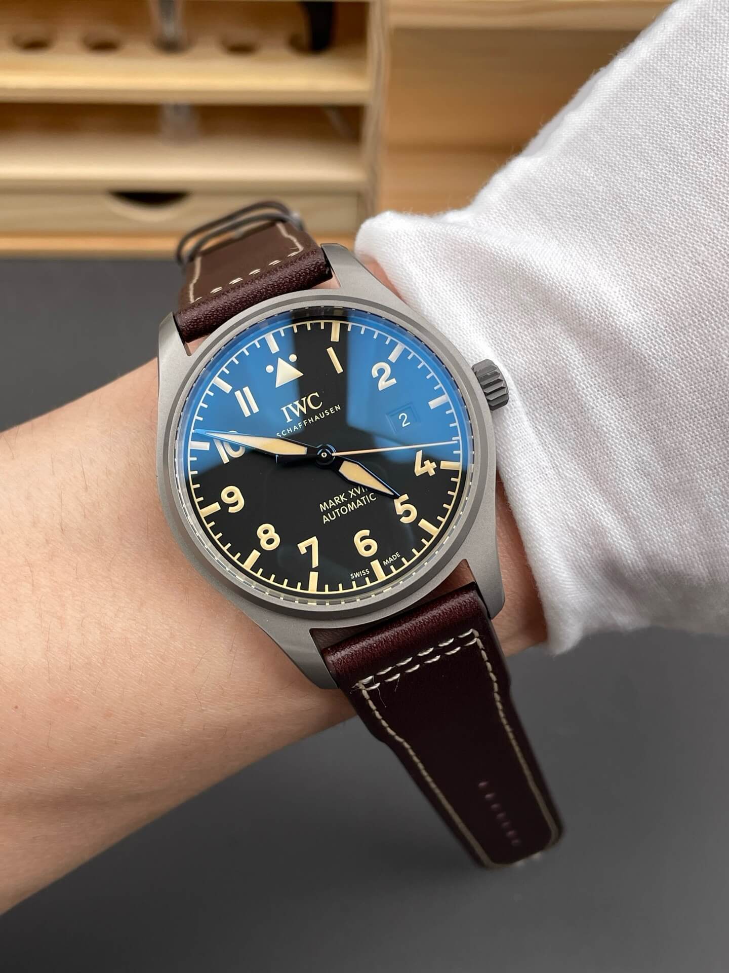 IWC Replica Pilot Mark XVIII Heritage Super Clone Watch IW327006 IWC Replica Pilot Mark XVIII Heritage Super Clone Watch IW327006