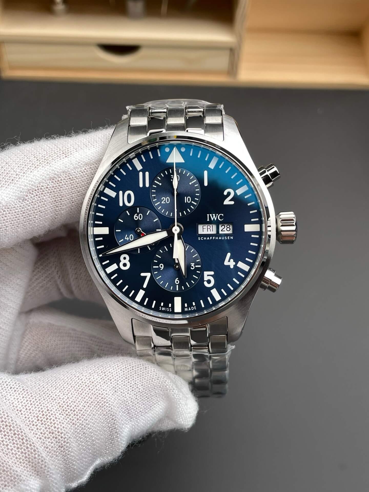 IWC Replica Pilot Chronograph Super Clone Watch IW377717