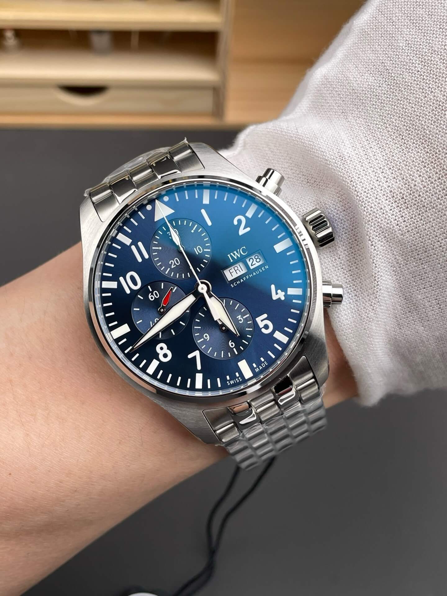 IWC Replica Pilot Chronograph Super Clone Watch IW377717