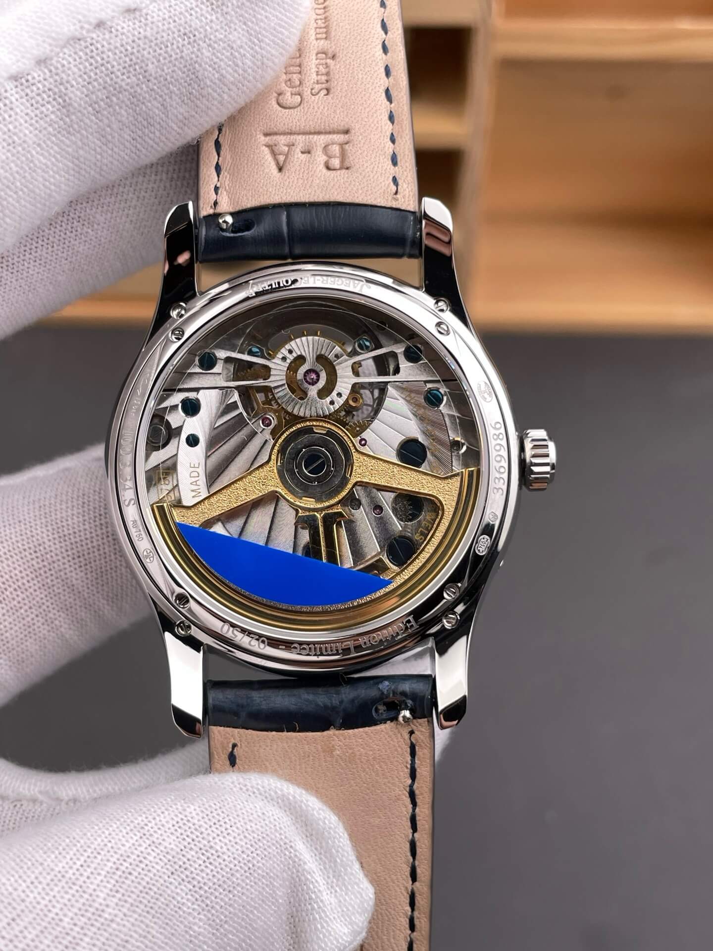 Jaeger-LeCoultre Replica Master Ultra Thin Tourbillon Enamel Super Clone Watch 13234E1