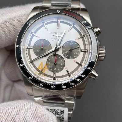 Longines Replica Conquest Chronograph Super Clone Watch L3.835.4.72.6