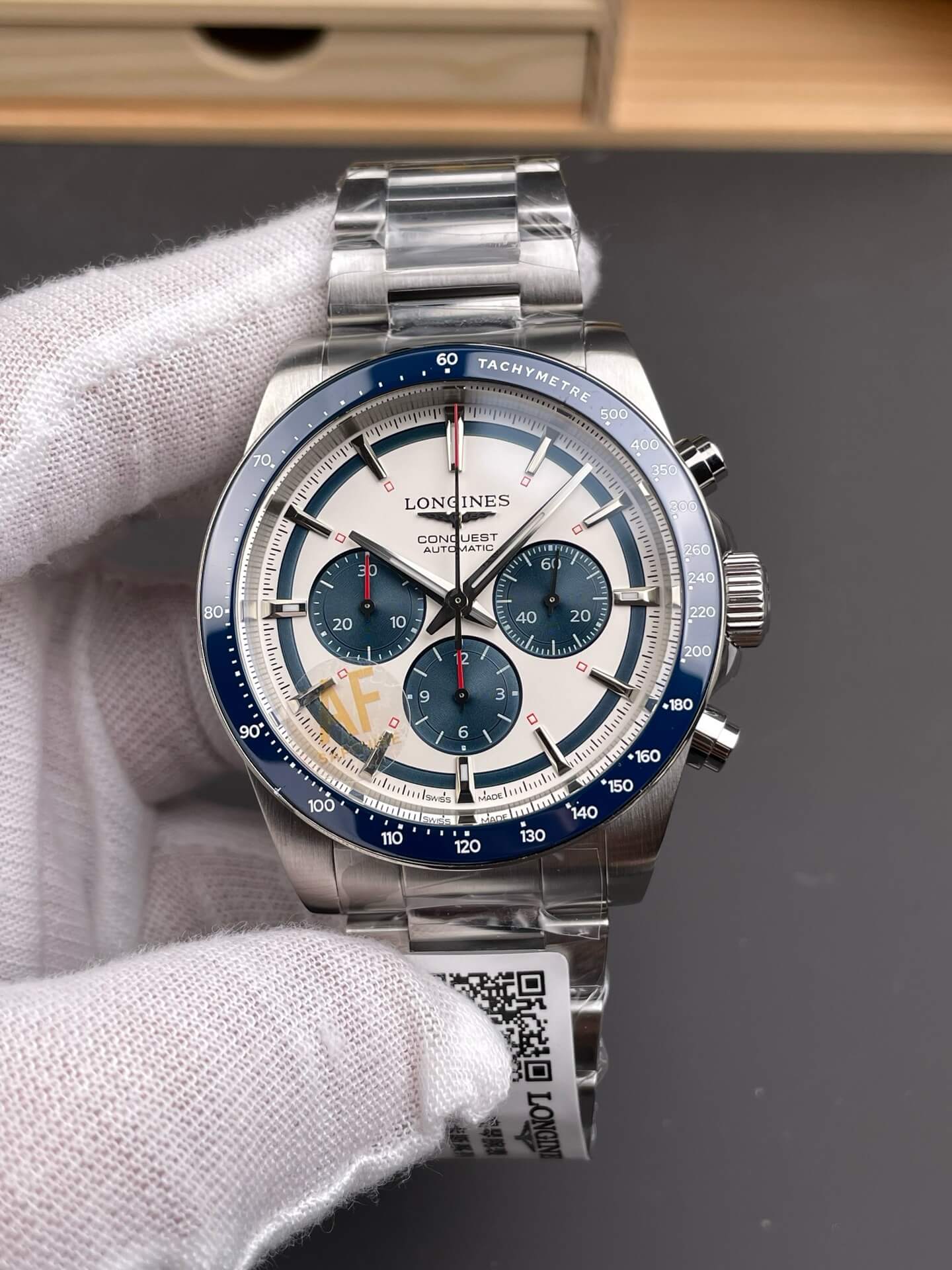 Longines Replica Conquest Chronograph Super Clone Watch L3.835.4.98.6