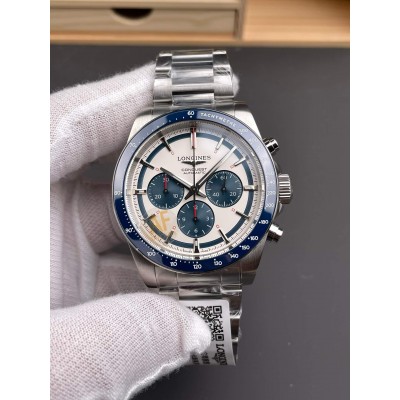 Longines Replica Conquest Chronograph Super Clone Watch L3.835.4.98.6