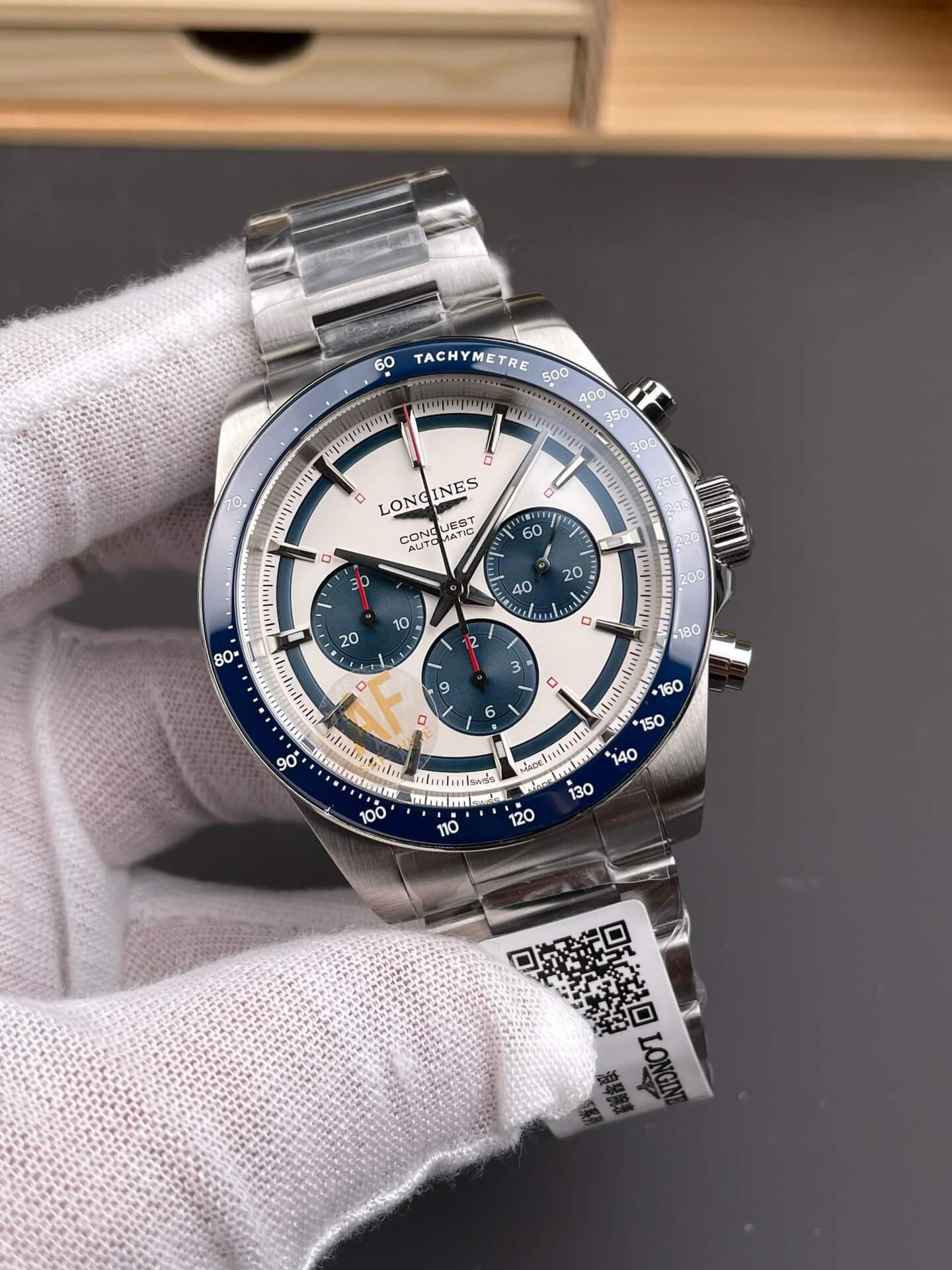 Longines Replica Conquest Chronograph Super Clone Watch L3.835.4.98.6