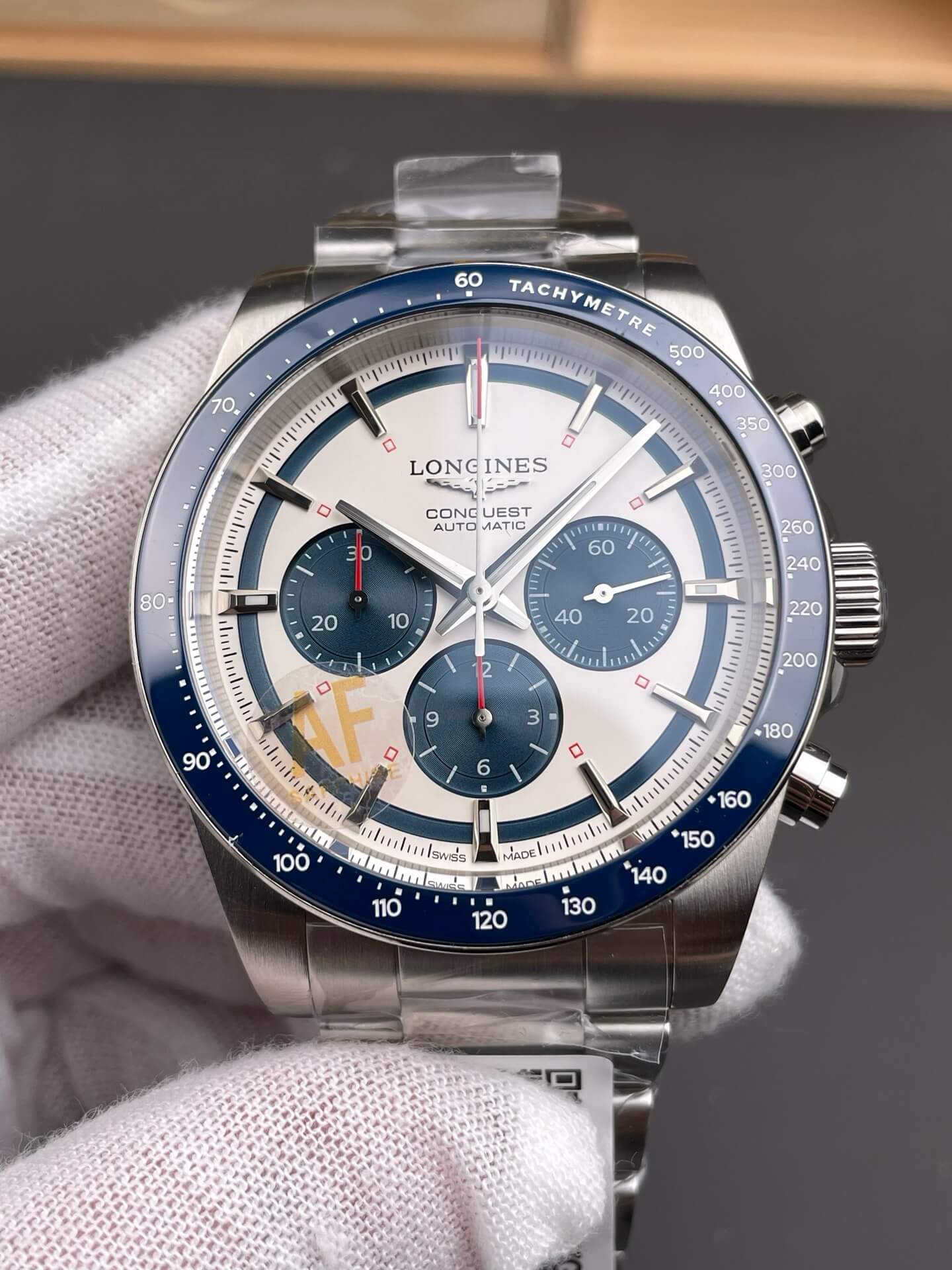 Longines Replica Conquest Chronograph Super Clone Watch L3.835.4.98.6