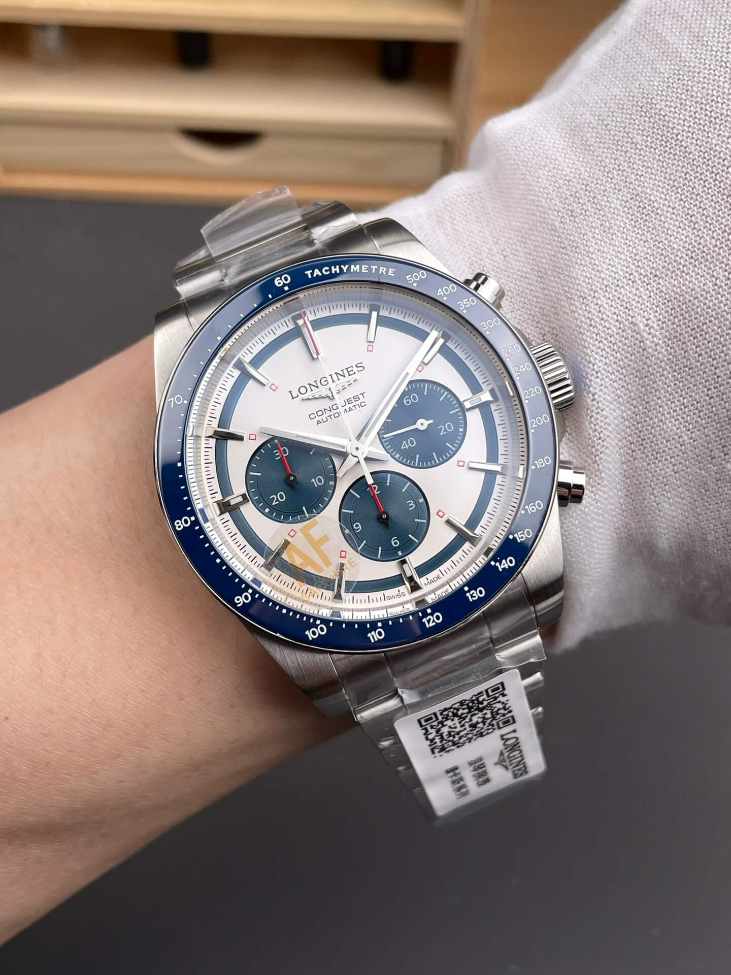 Longines Replica Conquest Chronograph Super Clone Watch L3.835.4.98.6