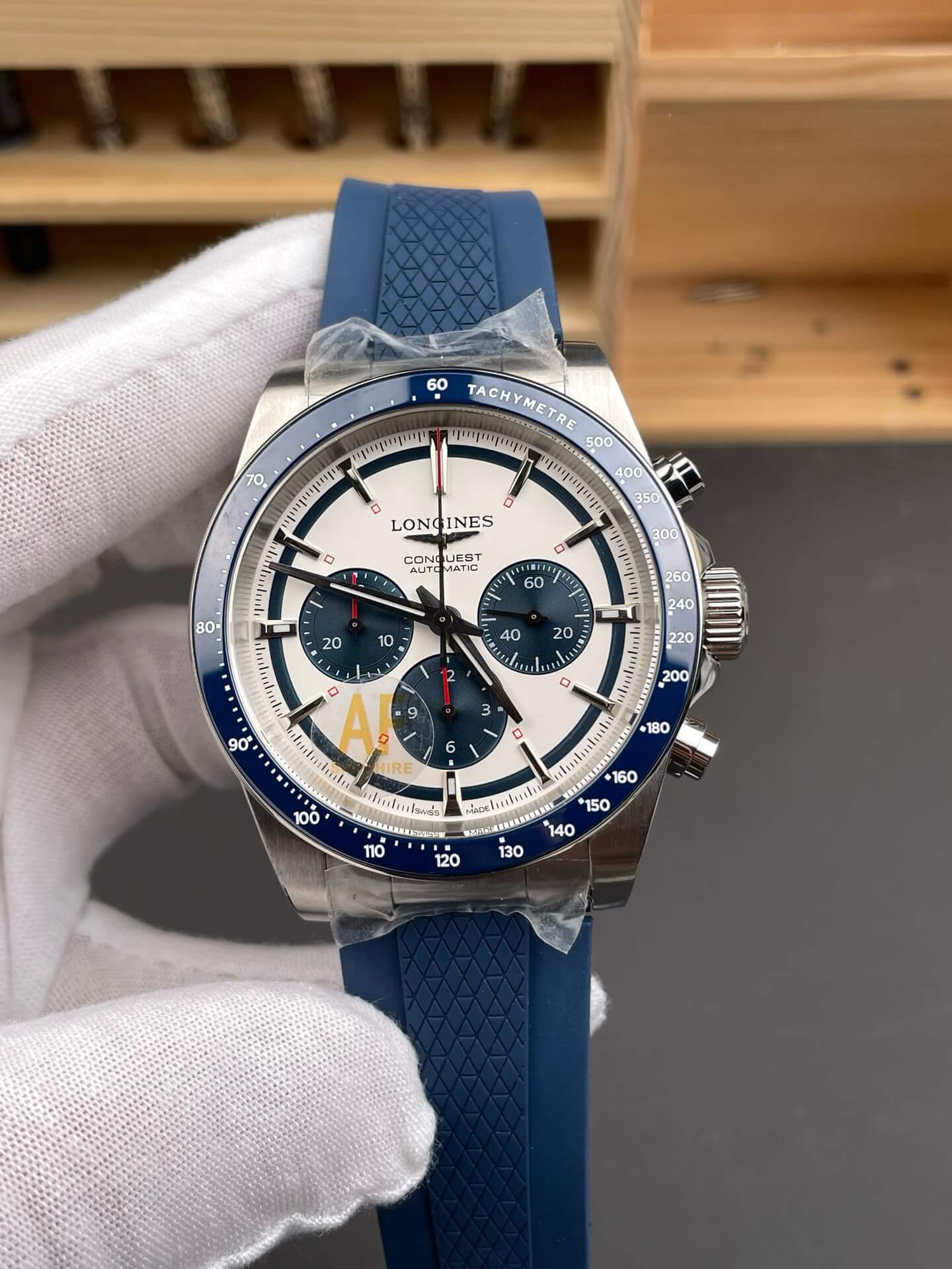 Longines Replica Conquest Chronograph Super Clone Watch L3.835.4.98.9