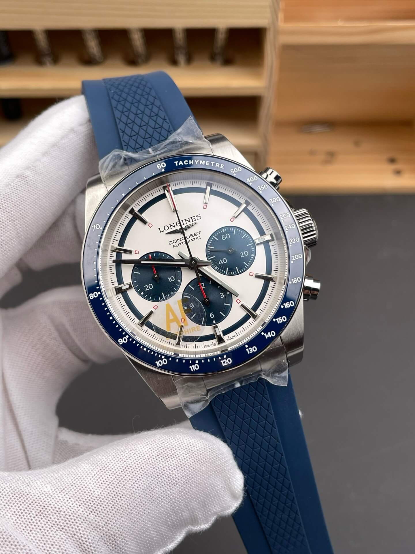 Longines Replica Conquest Chronograph Super Clone Watch L3.835.4.98.9