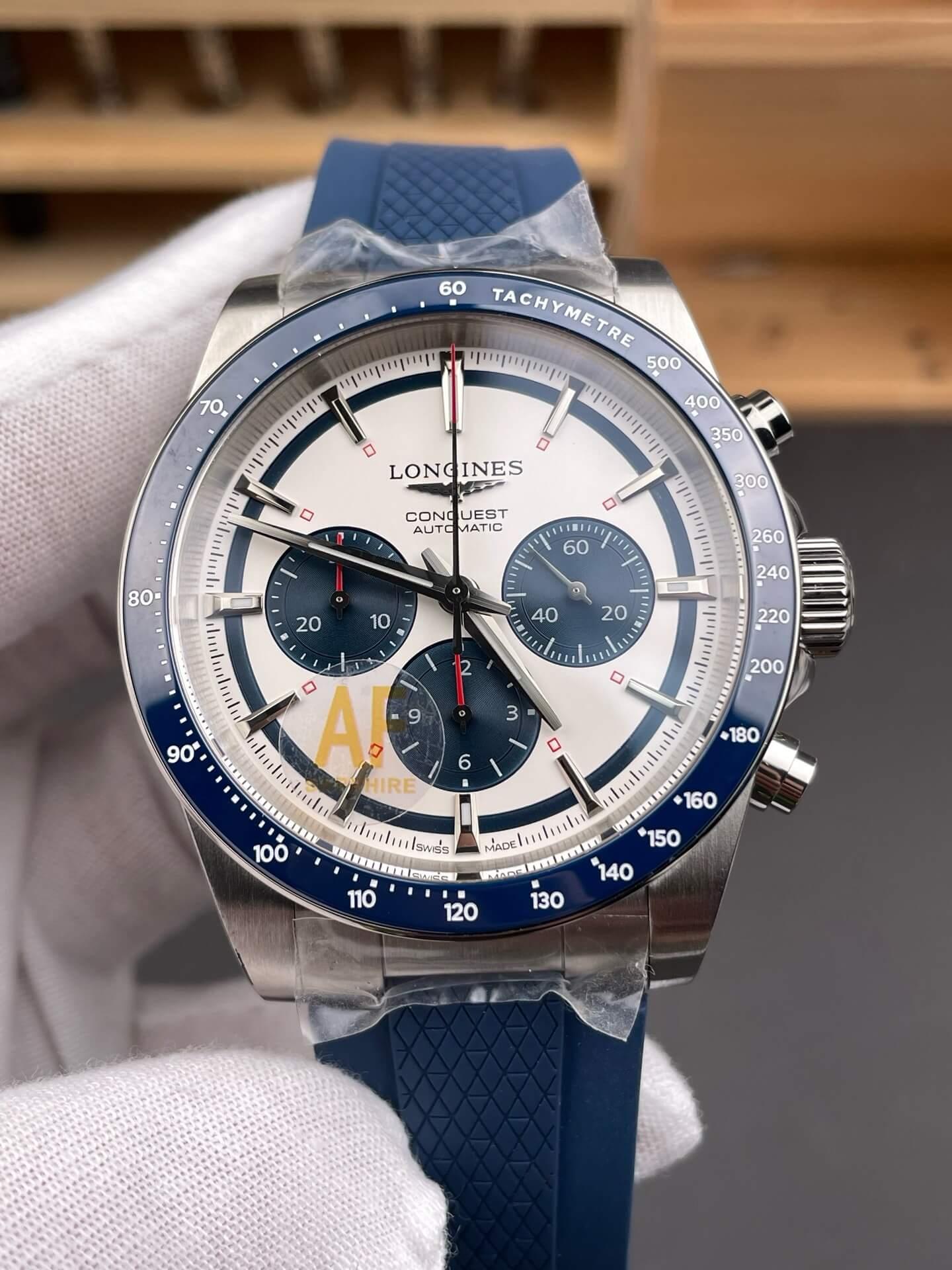 Longines Replica Conquest Chronograph Super Clone Watch L3.835.4.98.9