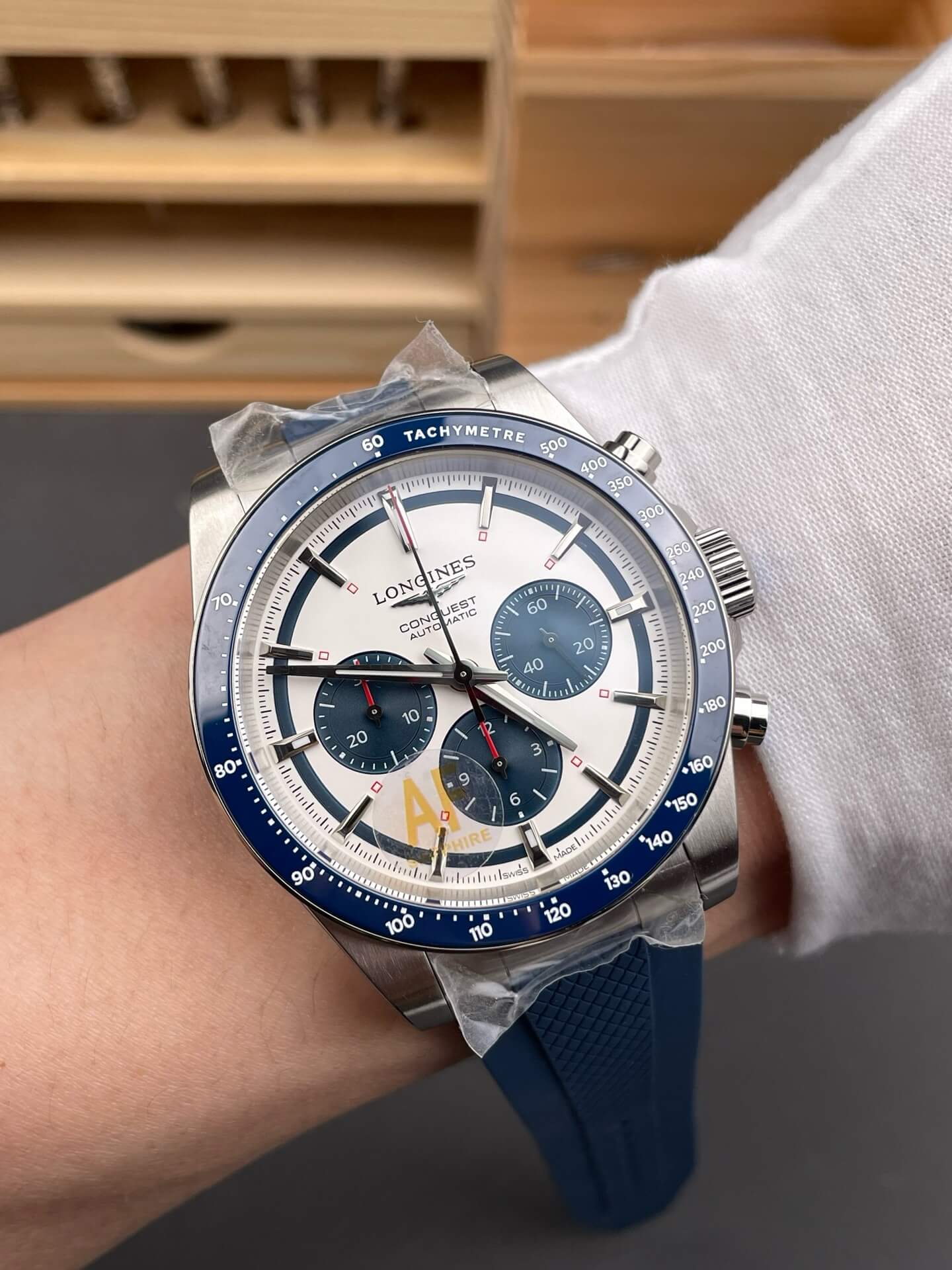 Longines Replica Conquest Chronograph Super Clone Watch L3.835.4.98.9