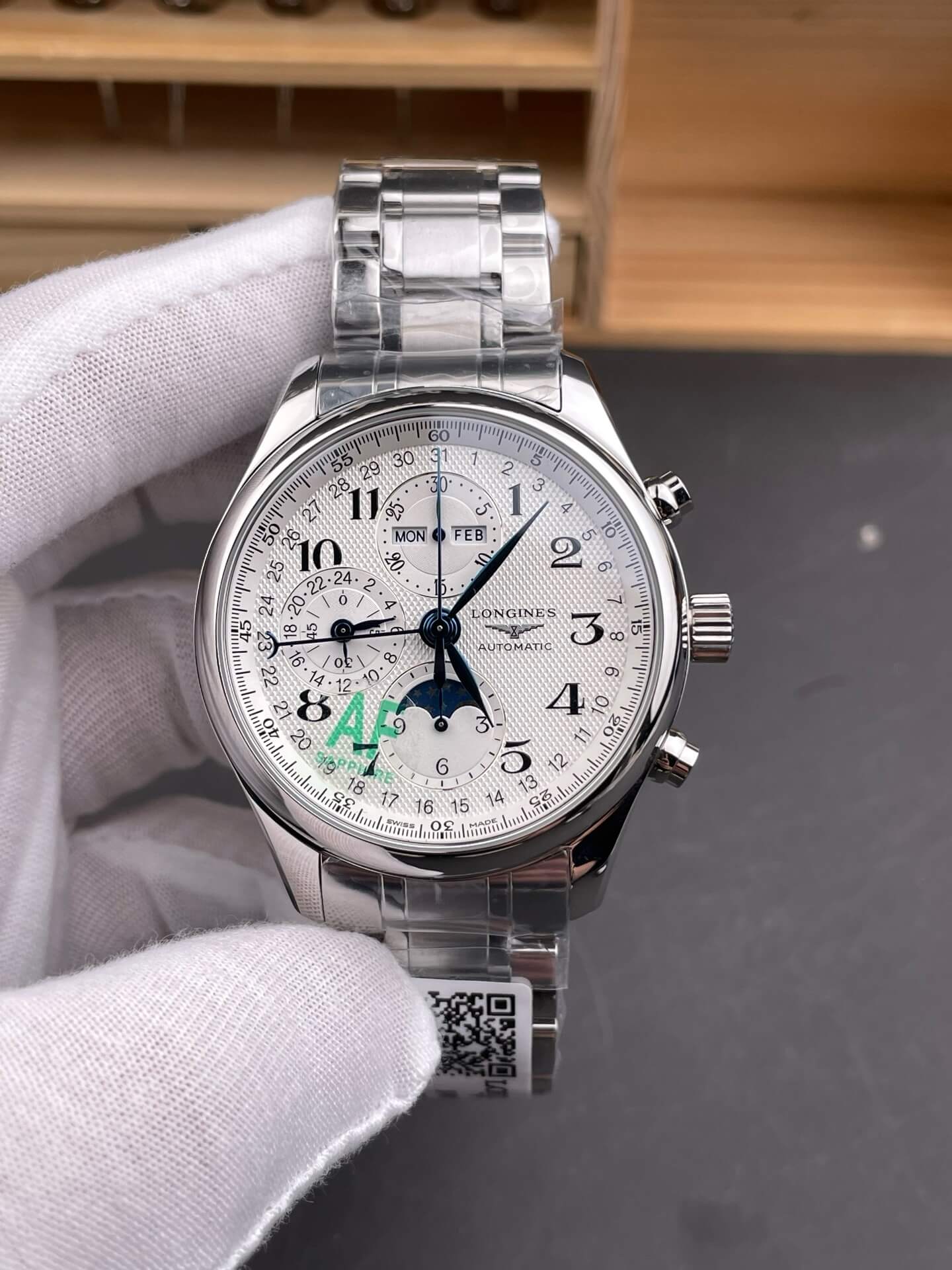 Longines Replica Master Collection Chronograph Moon Phase Super Clone Watch L2.673.4.78.6