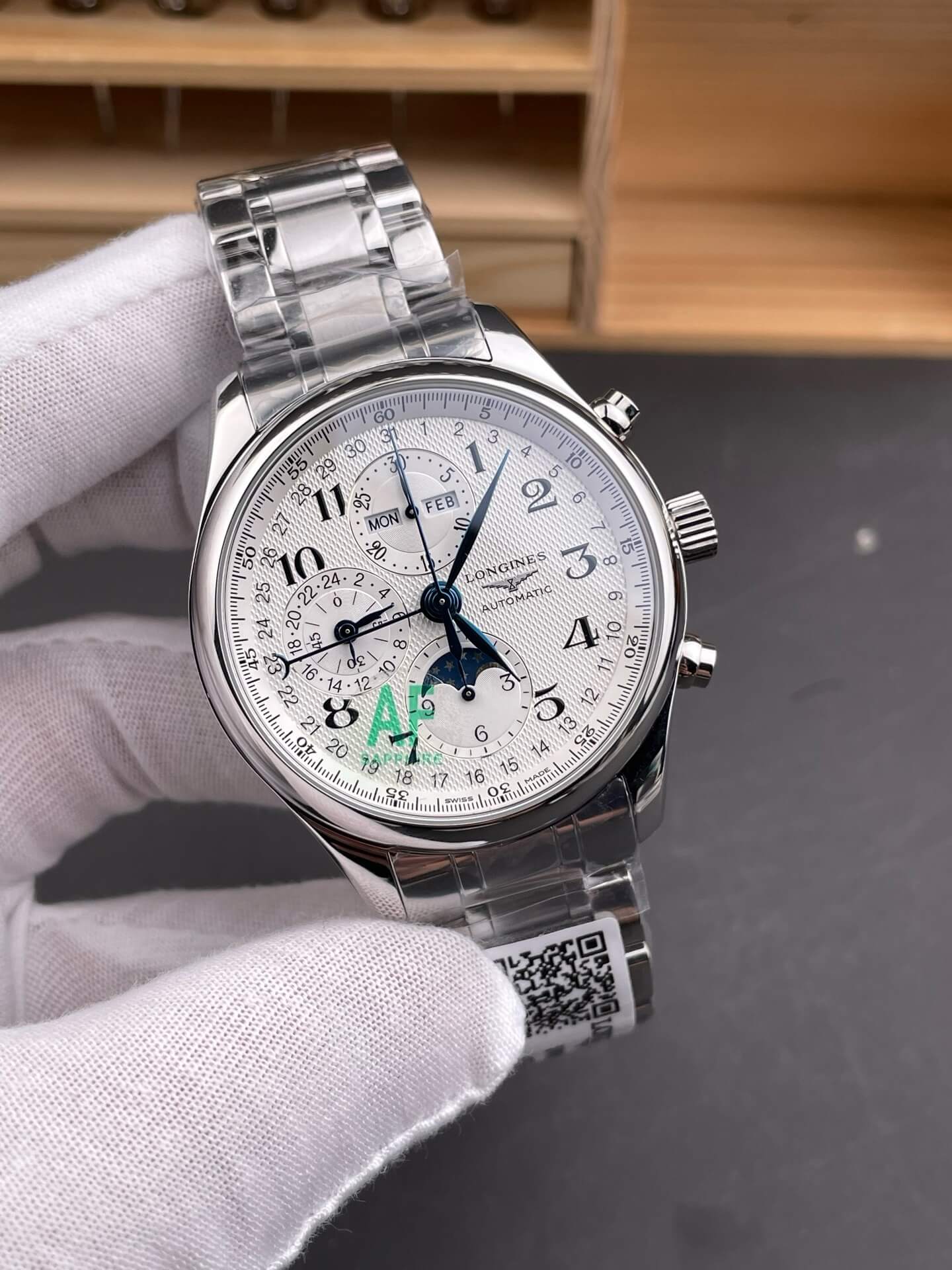 Longines Replica Master Collection Chronograph Moon Phase Super Clone Watch L2.673.4.78.6