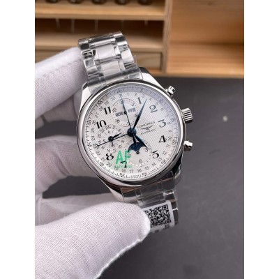 Longines Replica Master Collection Chronograph Moon Phase Super Clone Watch L2.673.4.78.6