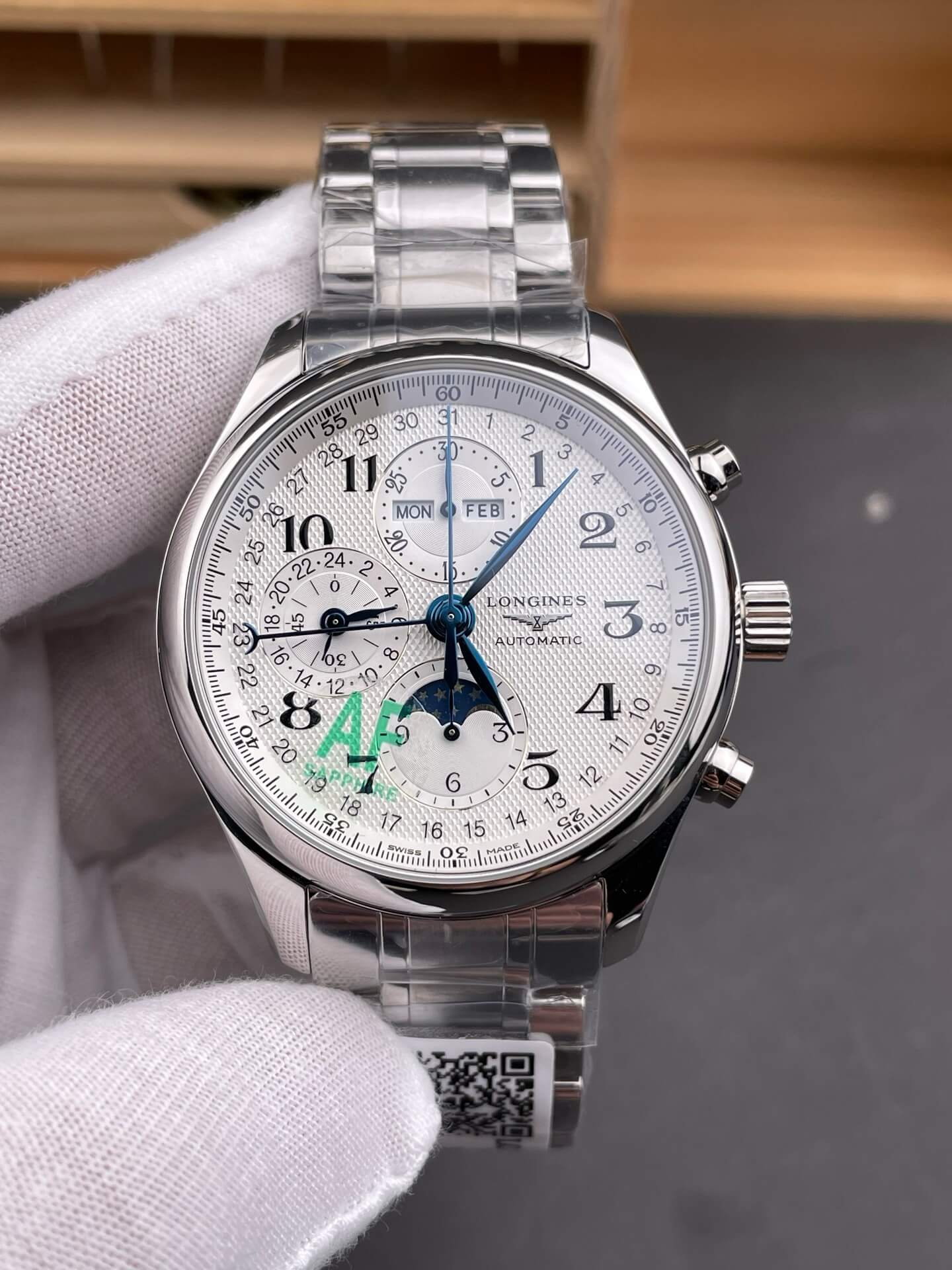 Longines Replica Master Collection Chronograph Moon Phase Super Clone Watch L2.673.4.78.6