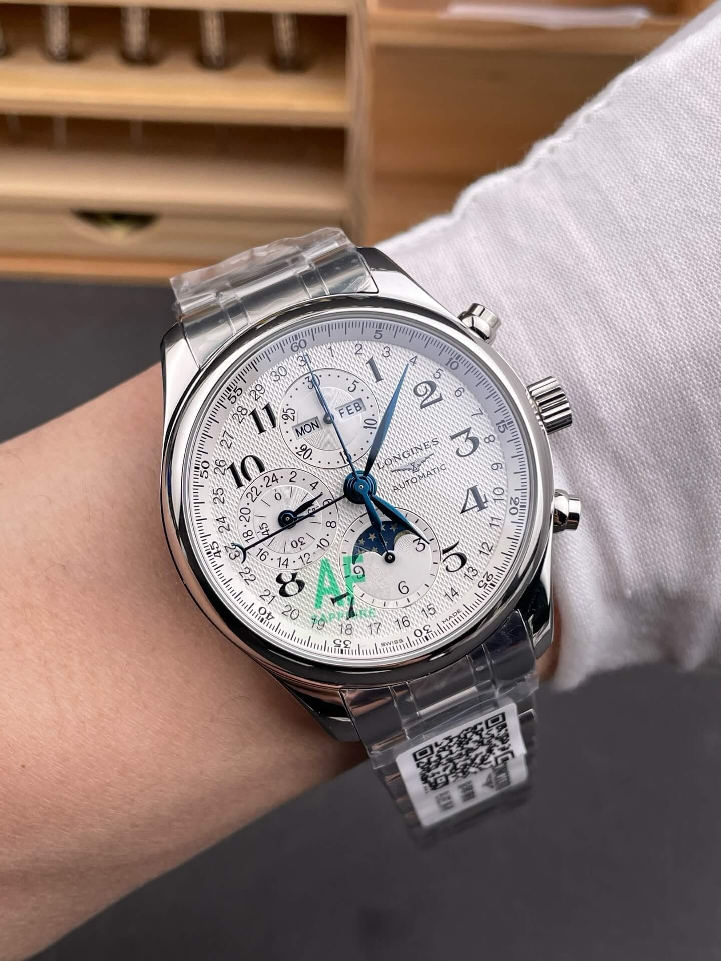 Longines Replica Master Collection Chronograph Moon Phase Super Clone Watch L2.673.4.78.6