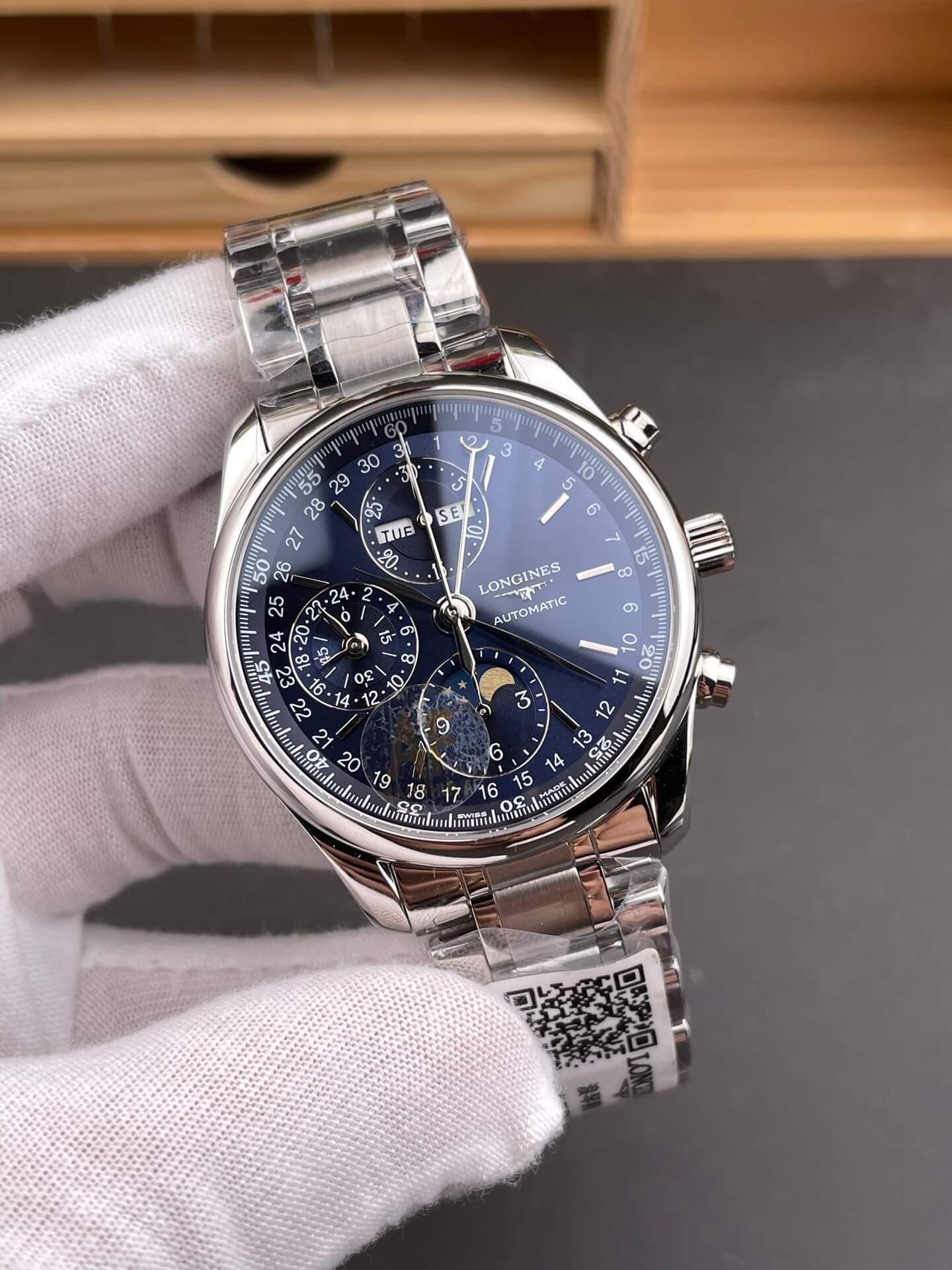 Longines Replica Master Collection Chronograph Moon Phase Super Clone Watch L2.673.4.92.6