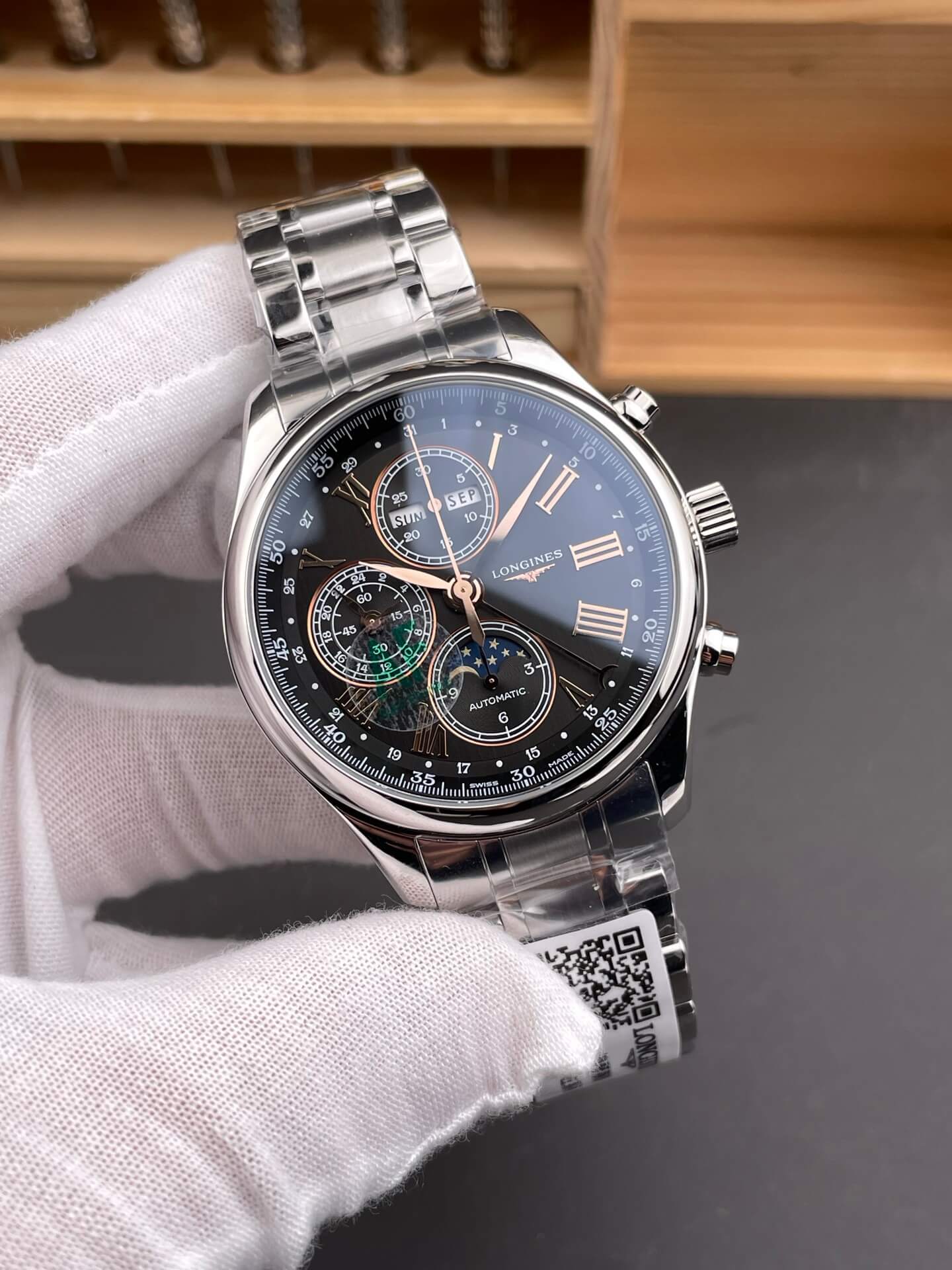 Longines Replica Master Collection Chronograph Moon Phase Super Clone Watch L2.773.4.61.6