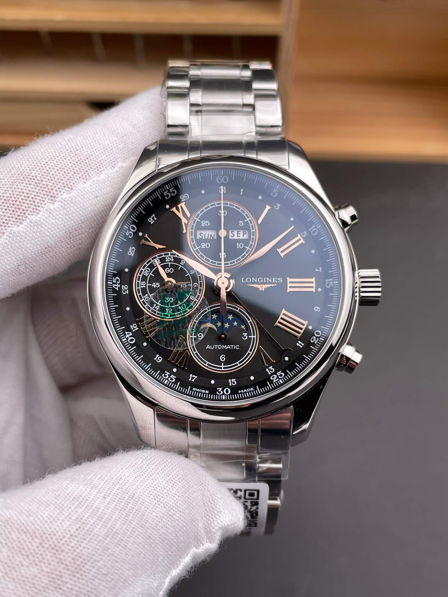 Longines Replica Master Collection Chronograph Moon Phase Super Clone Watch L2.773.4.61.6
