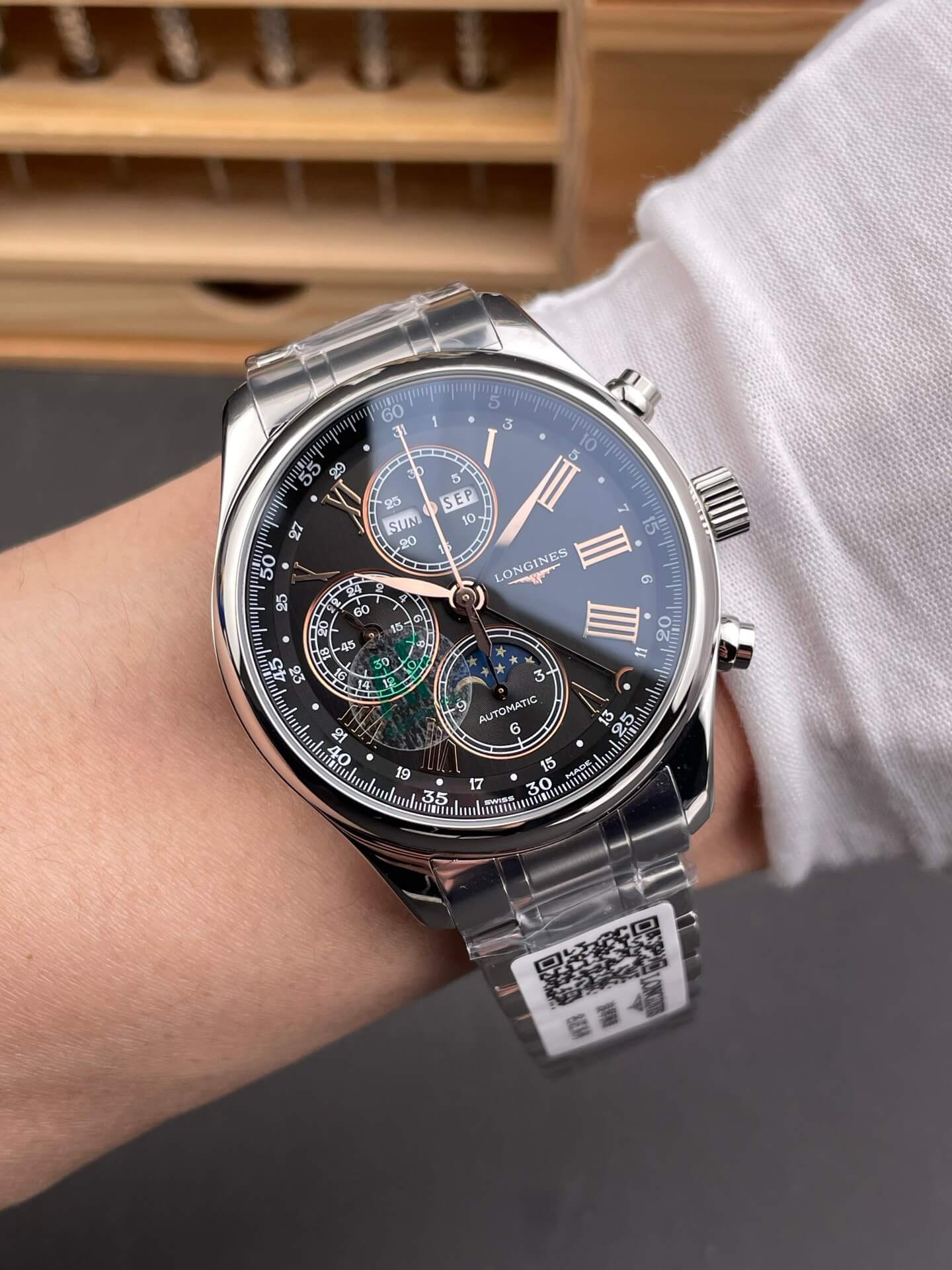 Longines Replica Master Collection Chronograph Moon Phase Super Clone Watch L2.773.4.61.6