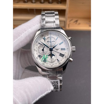 Longines Replica Master Collection Chronograph Moon Phase Super Clone Watch L2.773.4.71.6