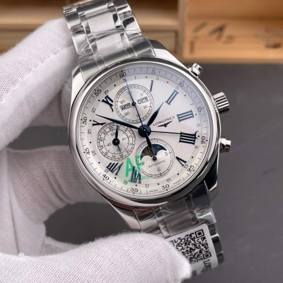 Longines Replica Master Collection Chronograph Moon Phase Super Clone Watch L2.773.4.71.6
