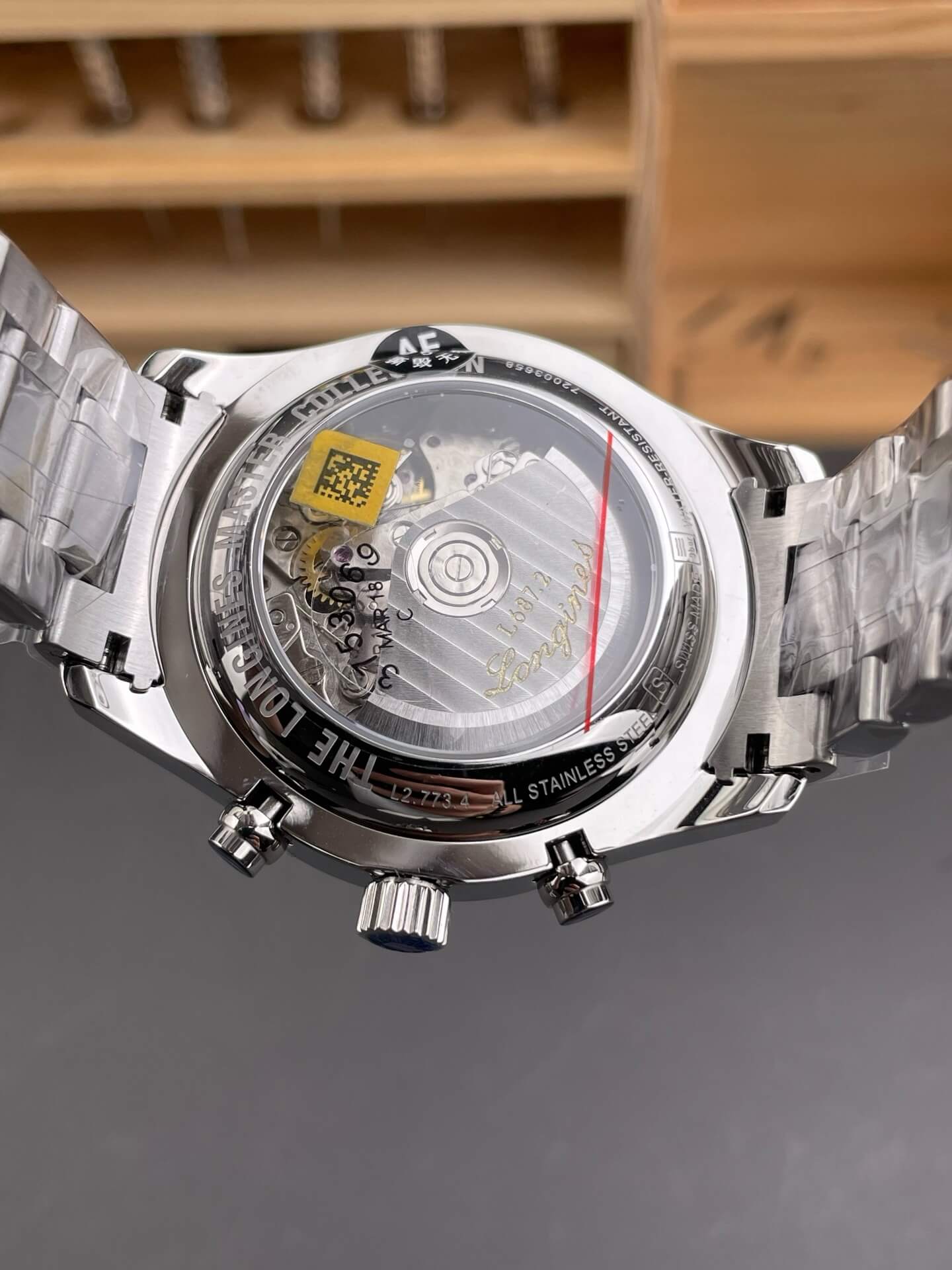 Longines Replica Master Collection Chronograph Moon Phase Super Clone Watch L2.773.4.71.6