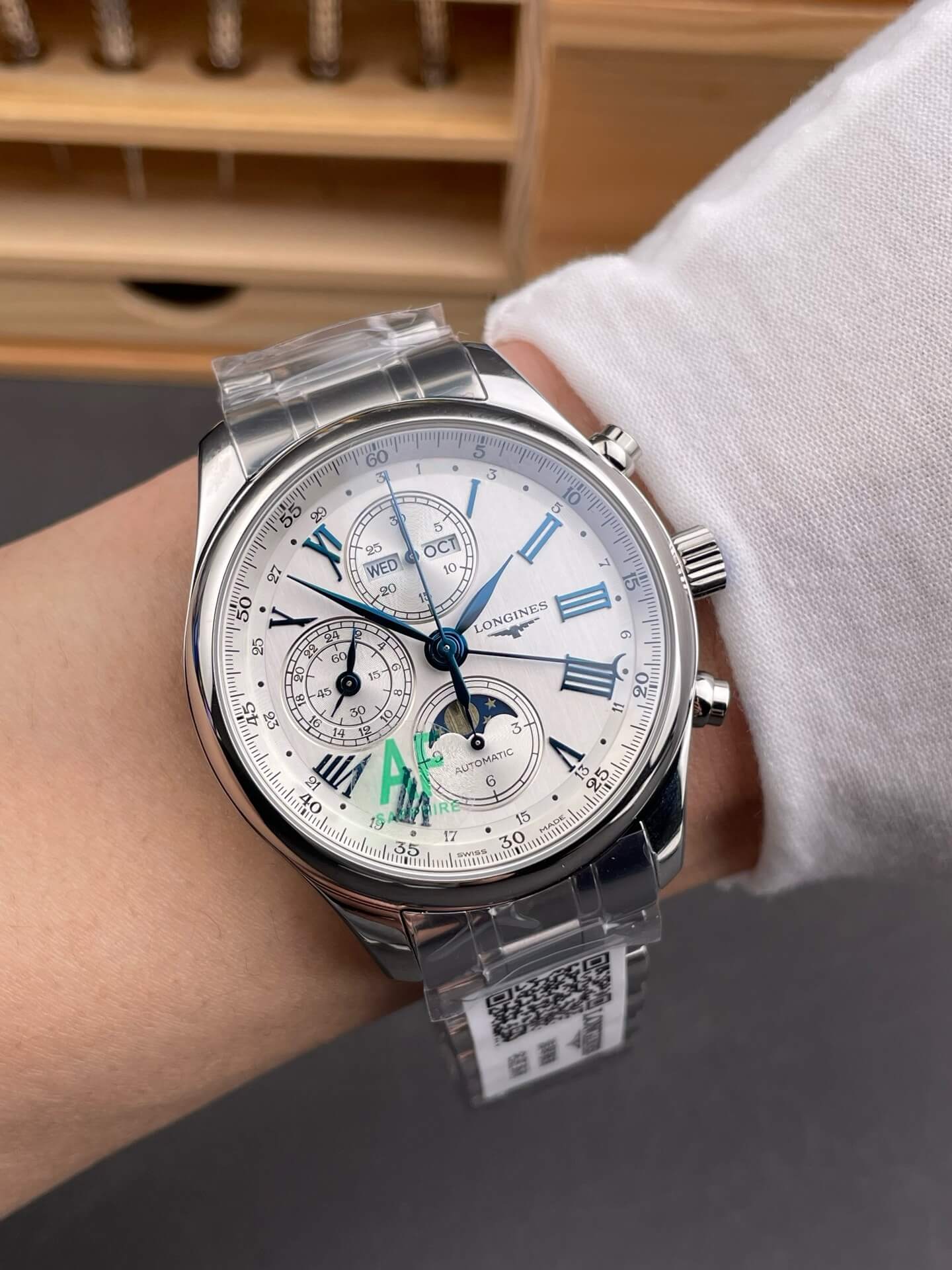 Longines Replica Master Collection Chronograph Moon Phase Super Clone Watch L2.773.4.71.6