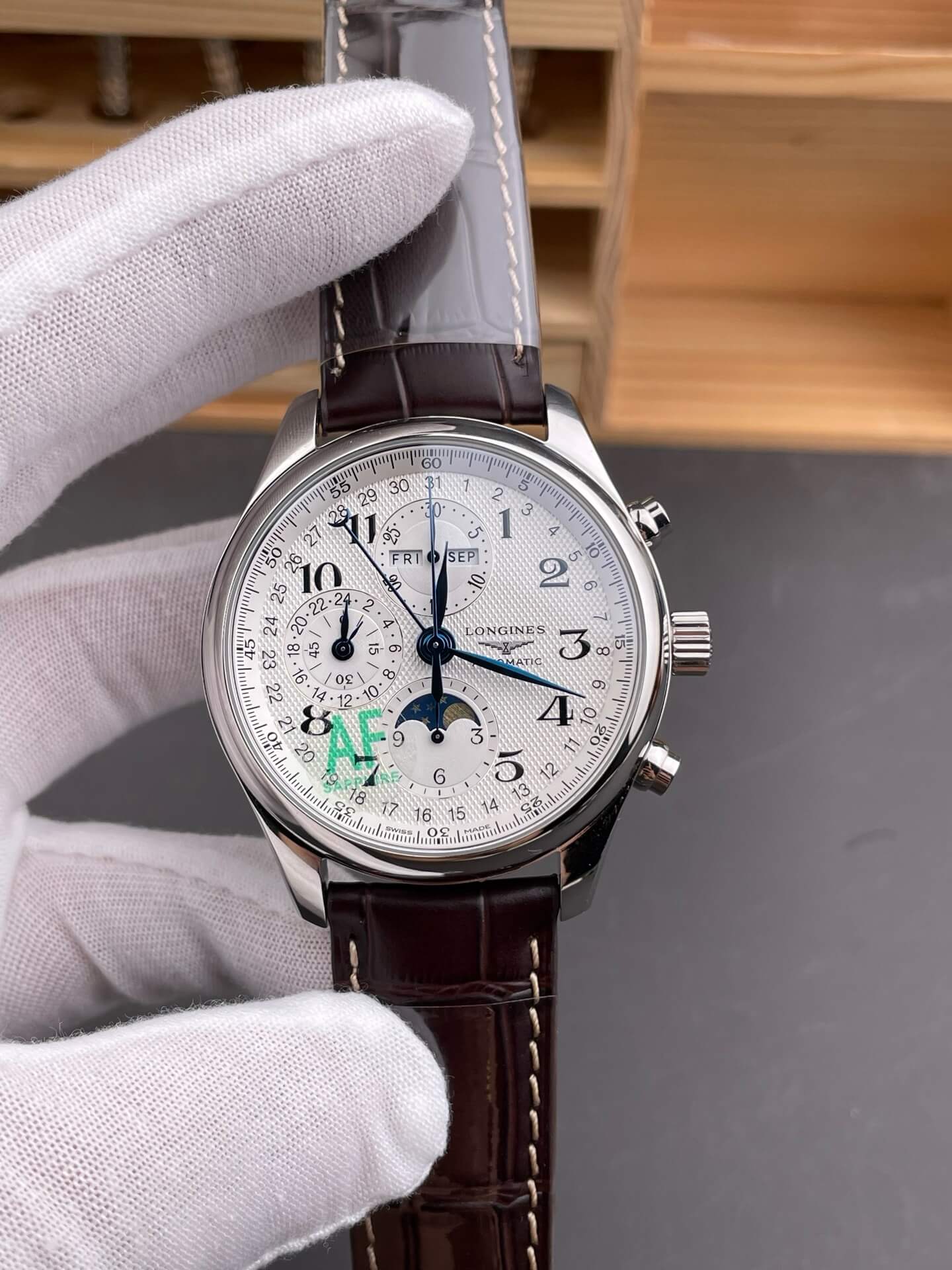 Longines Replica Master Collection Chronograph Moon Phase Super Clone Watch L2.773.4.78.3