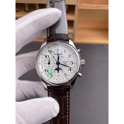 Longines Replica Master Collection Chronograph Moon Phase Super Clone Watch L2.773.4.78.3
