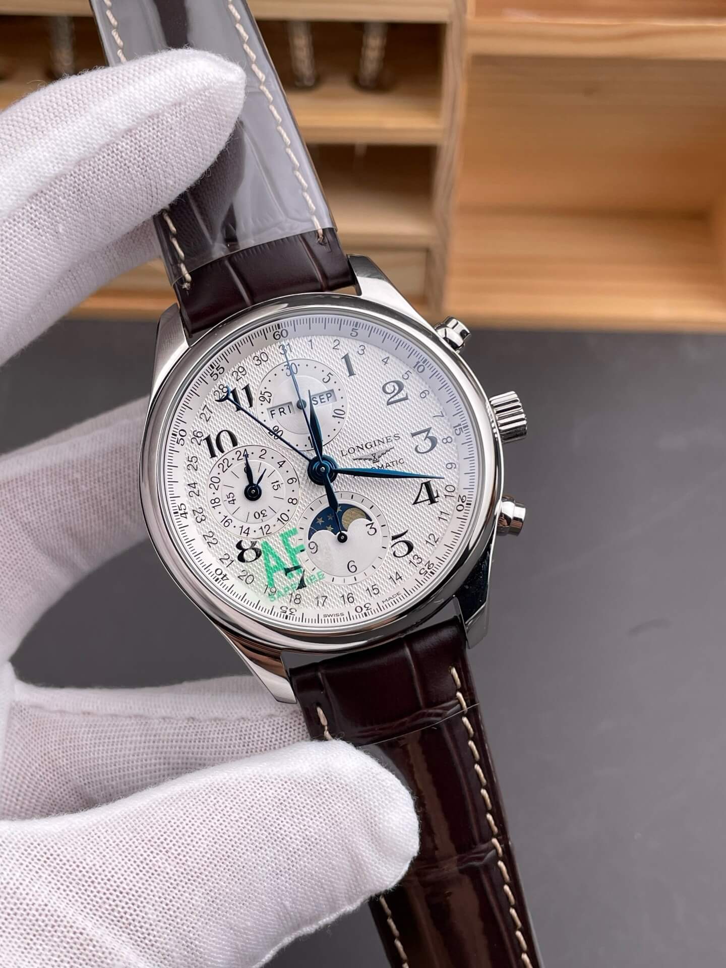 Longines Replica Master Collection Chronograph Moon Phase Super Clone Watch L2.773.4.78.3