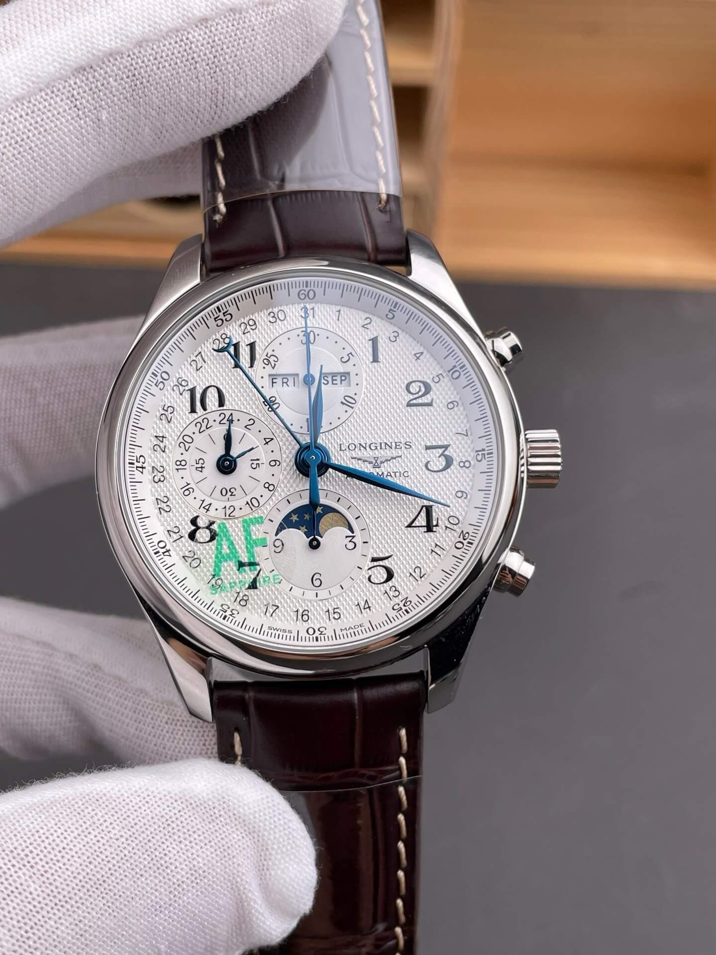 Longines Replica Master Collection Chronograph Moon Phase Super Clone Watch L2.773.4.78.3