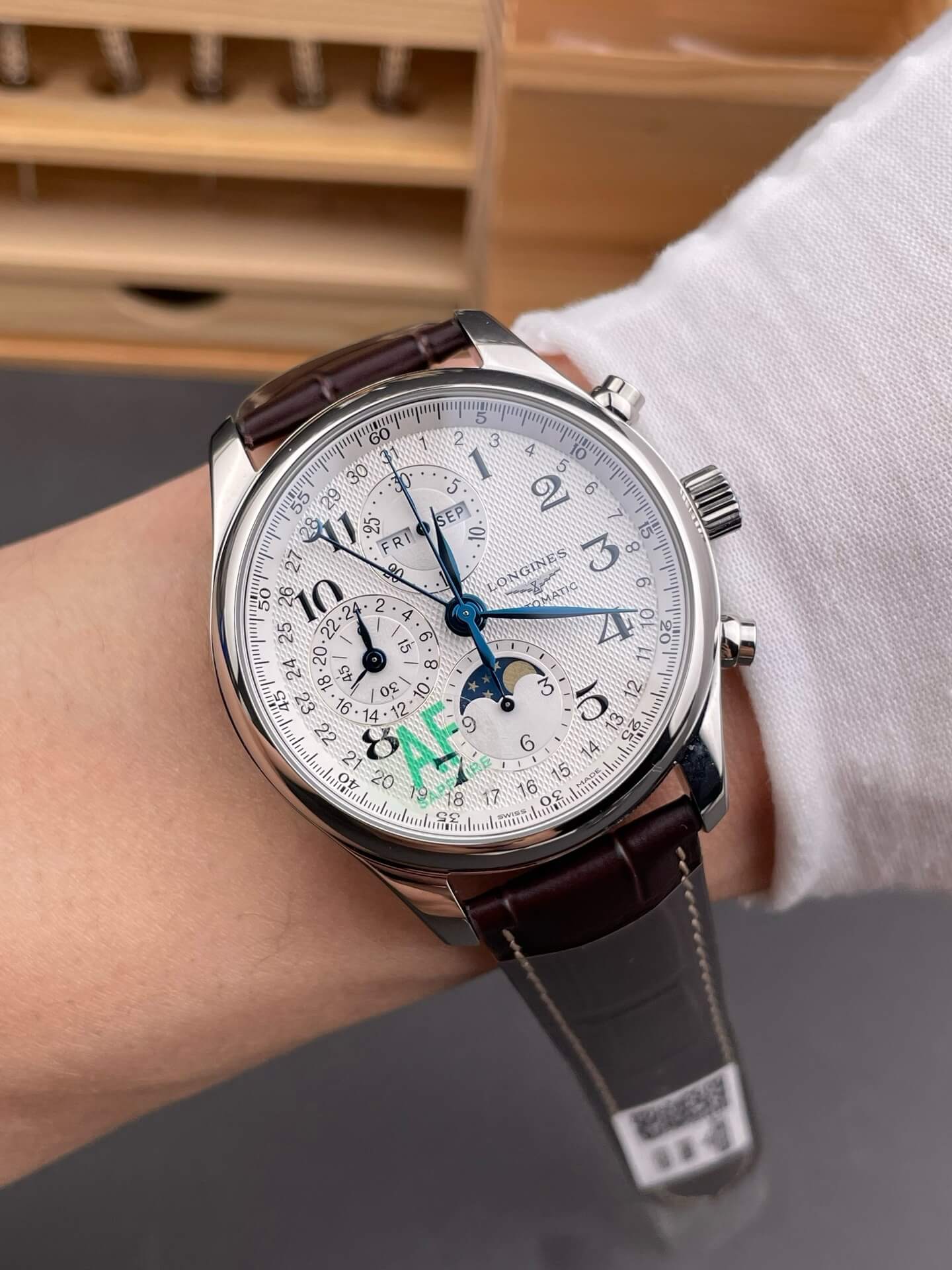 Longines Replica Master Collection Chronograph Moon Phase Super Clone Watch L2.773.4.78.3