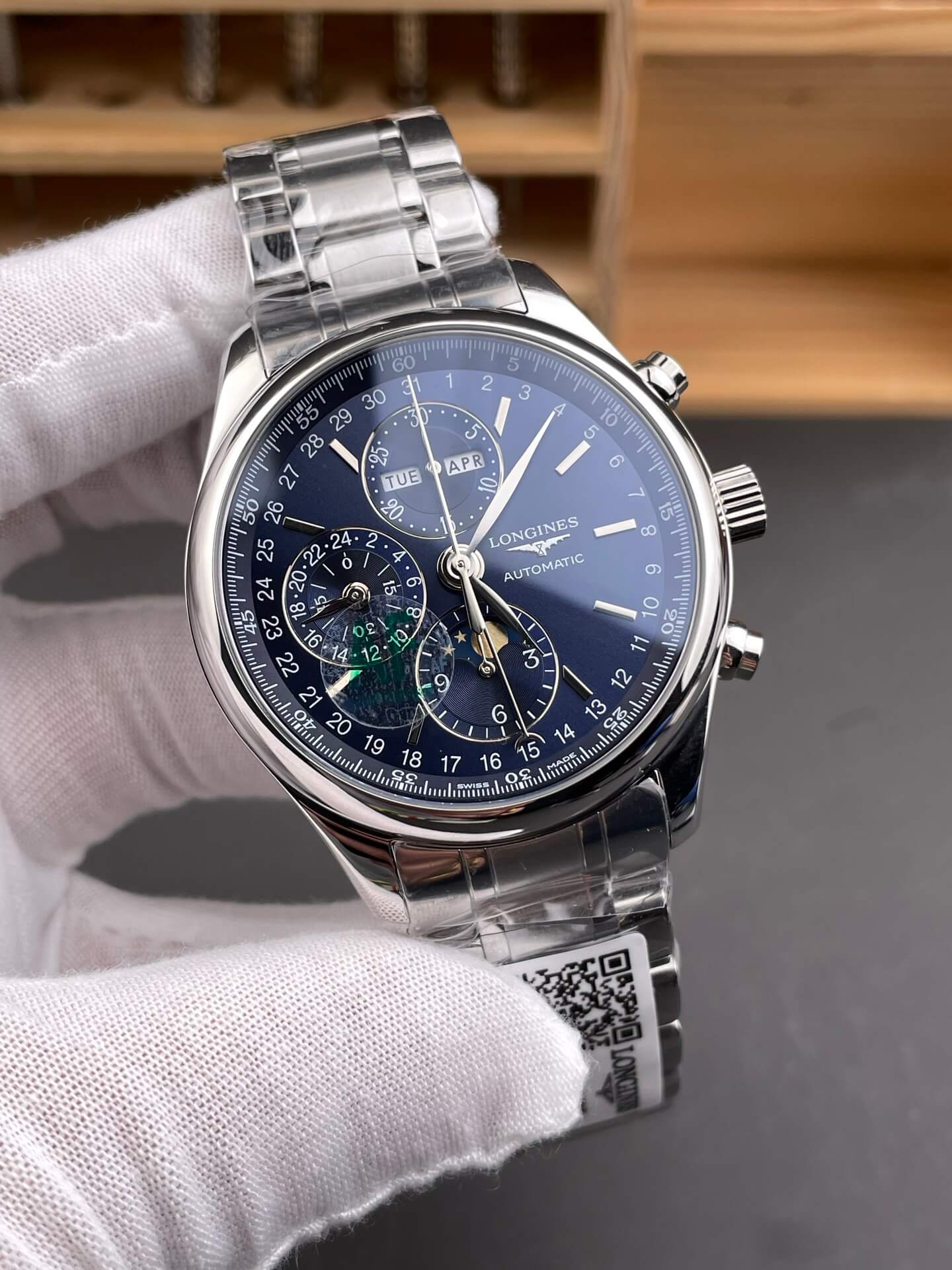 Longines Replica Master Collection Chronograph Moon Phase Super Clone Watch L2.773.4.92.6