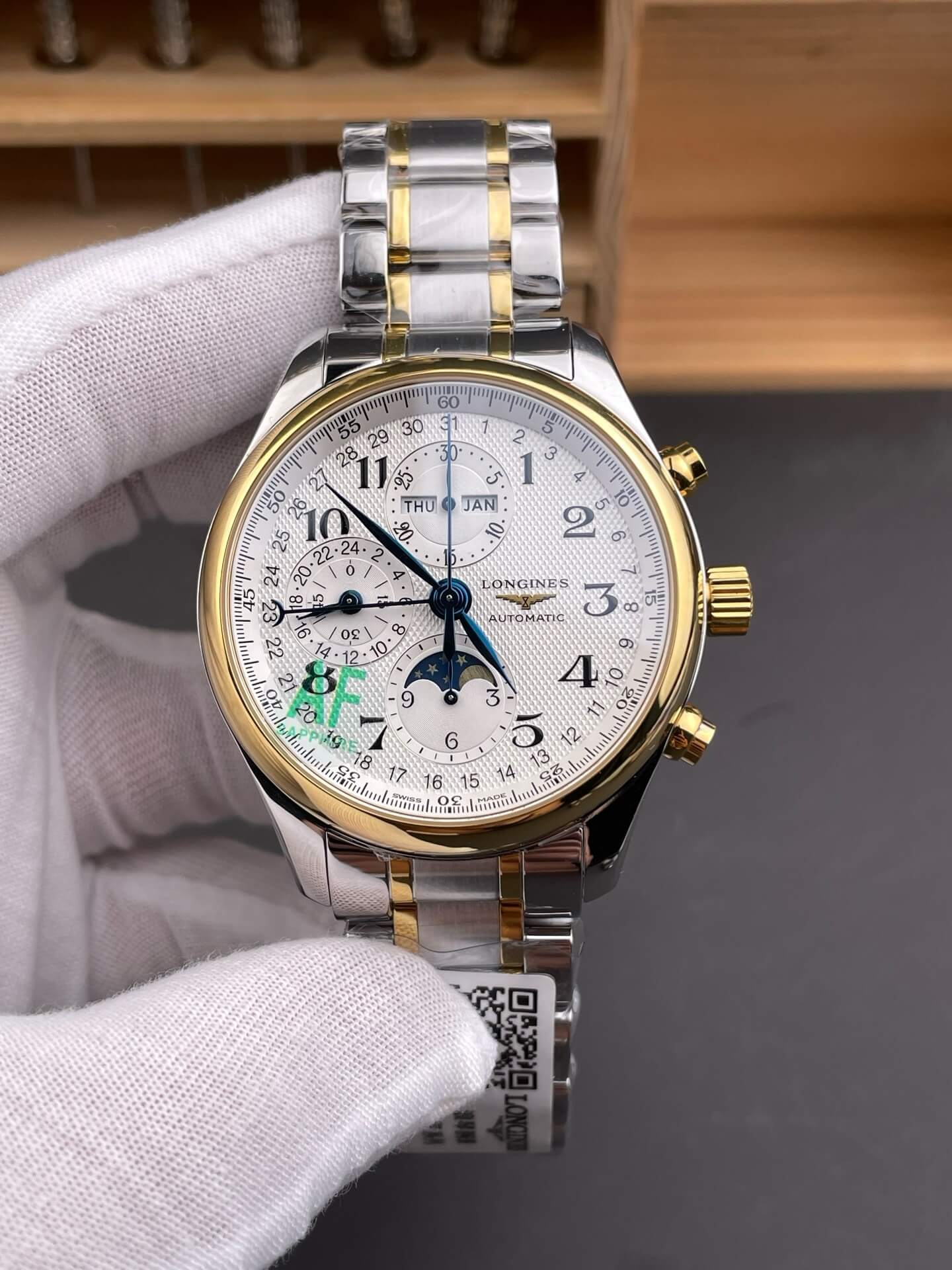 Longines Replica Master Collection Chronograph Moon Phase Super Clone Watch L2.773.5.78.7