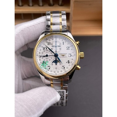 Longines Replica Master Collection Chronograph Moon Phase Super Clone Watch L2.773.5.78.7