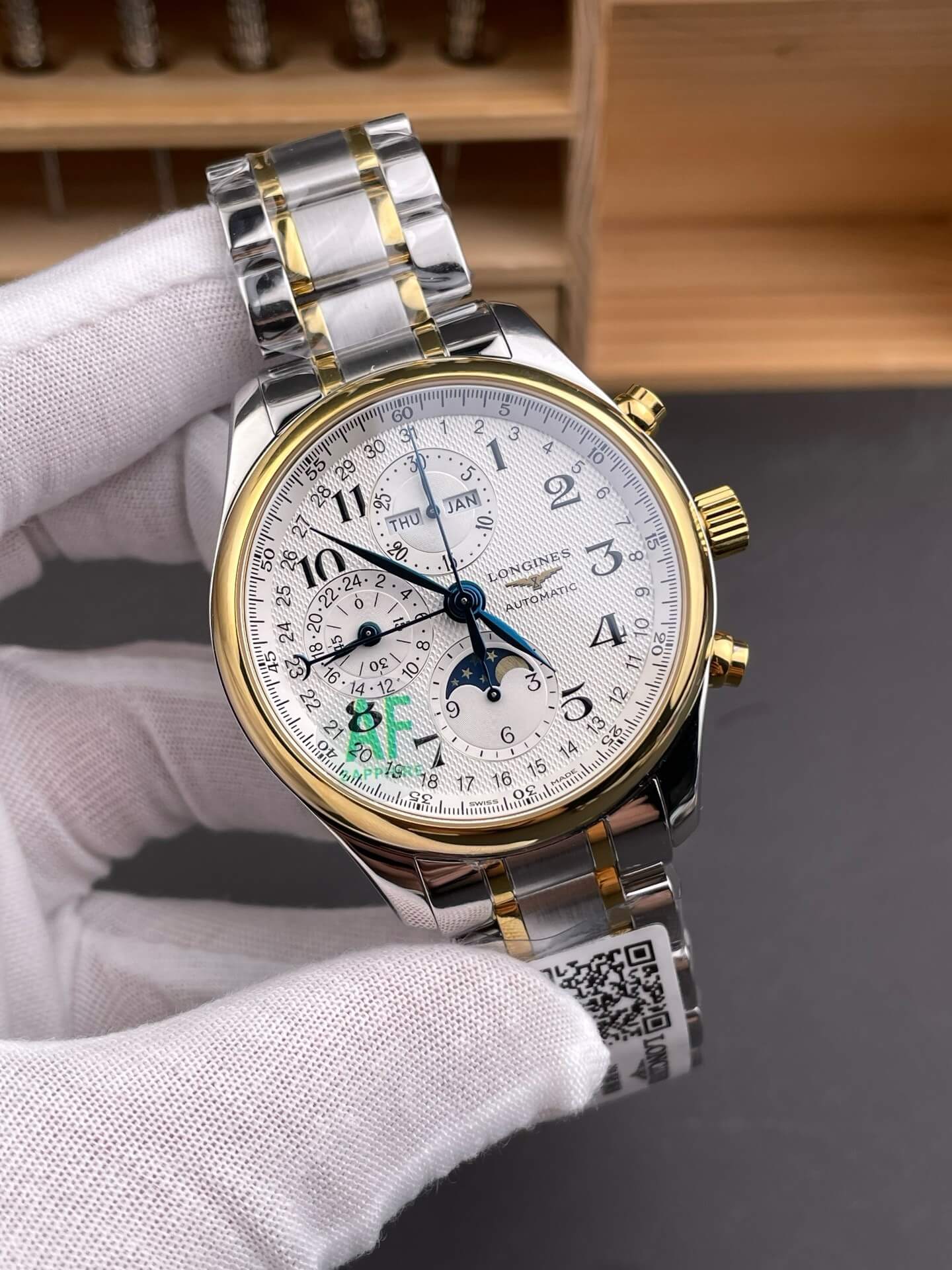 Longines Replica Master Collection Chronograph Moon Phase Super Clone Watch L2.773.5.78.7