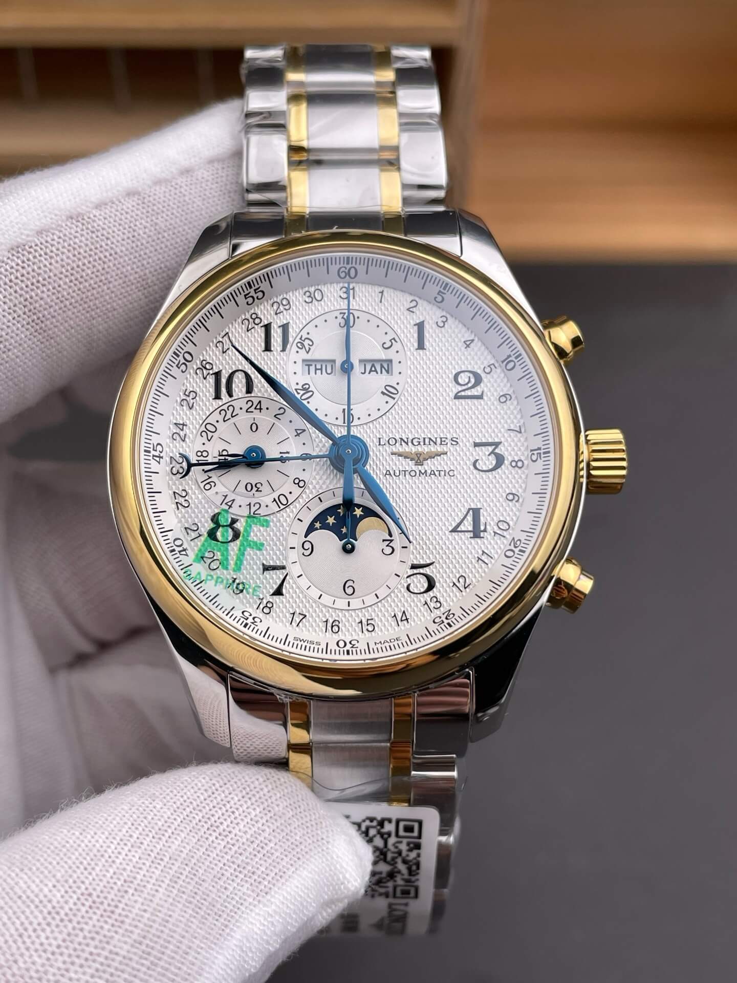 Longines Replica Master Collection Chronograph Moon Phase Super Clone Watch L2.773.5.78.7