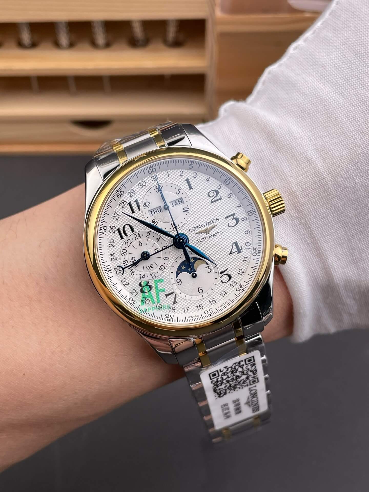 Longines Replica Master Collection Chronograph Moon Phase Super Clone Watch L2.773.5.78.7