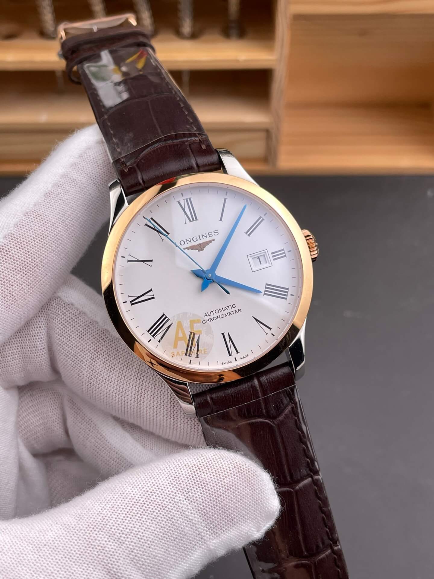 Longines Replica Record Super Clone Watch L2.820.8.11.2
