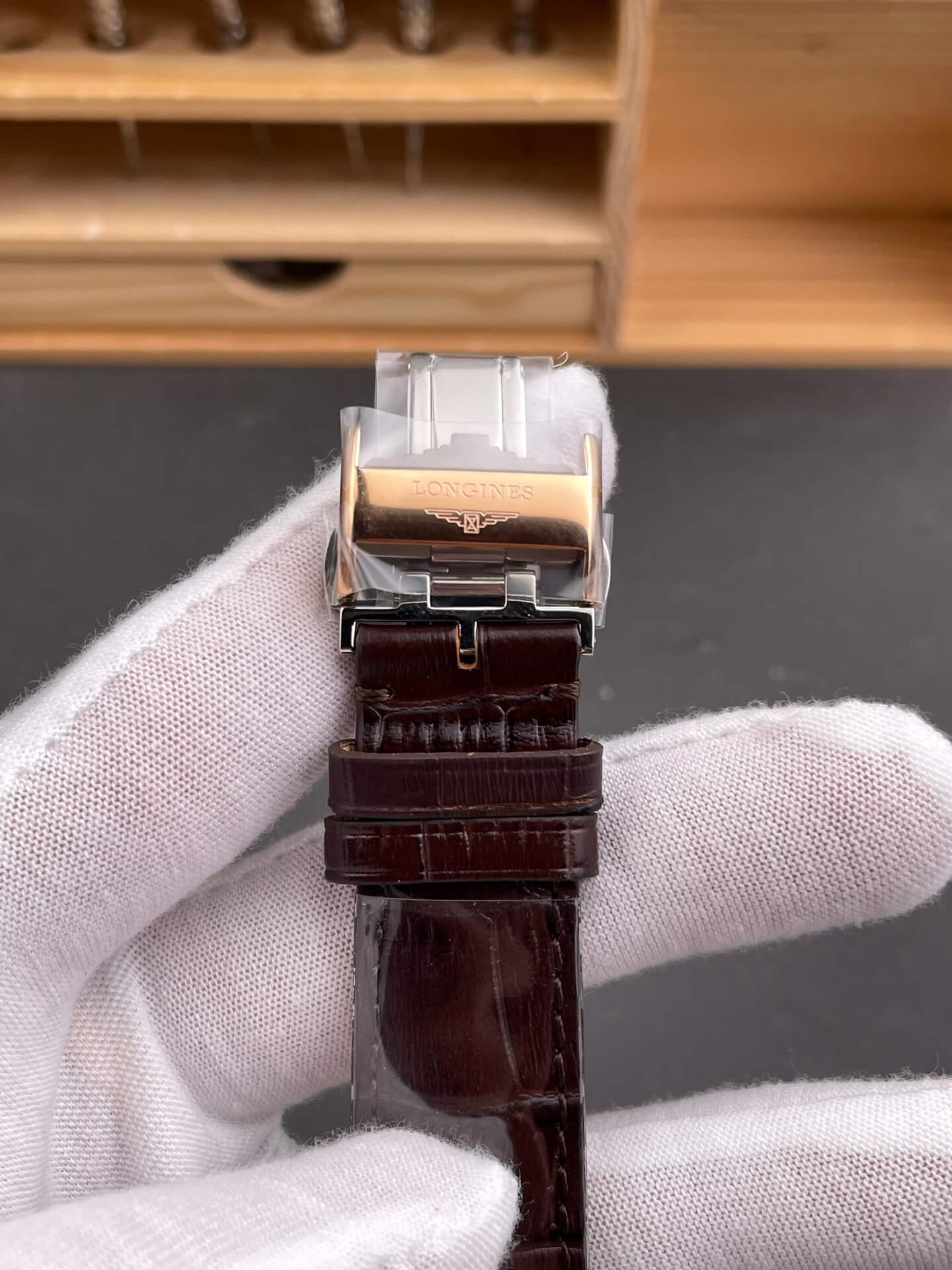 Longines Replica Record Super Clone Watch L2.820.8.11.2