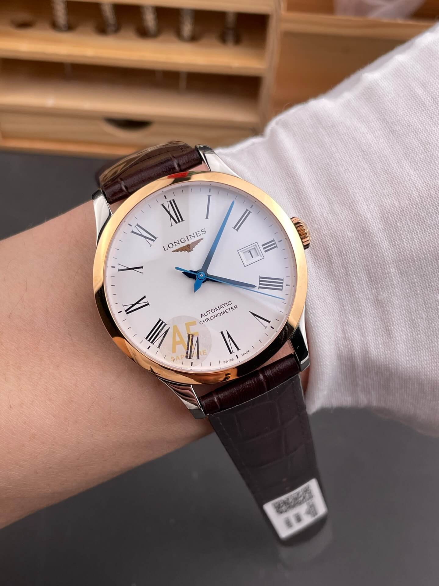 Longines Replica Record Super Clone Watch L2.820.8.11.2