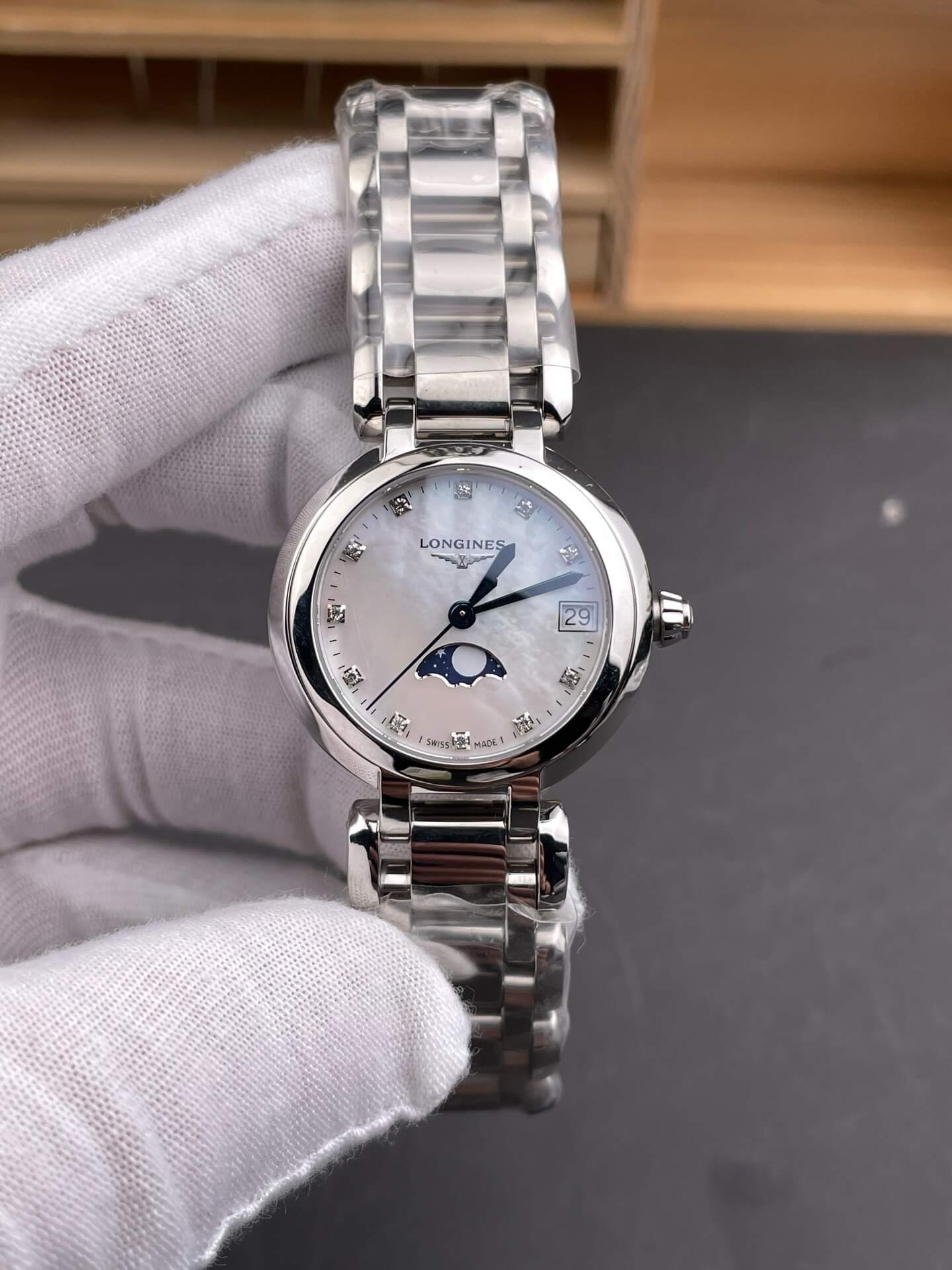 Longines Replica Primaluna Moonphase Super Clone Watch L8.115.4.87.6