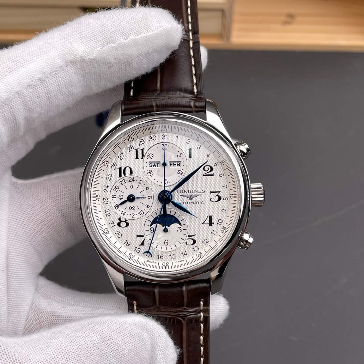 Longines Replica Master Collection Chronograph Super Clone L2.773.4.78.3