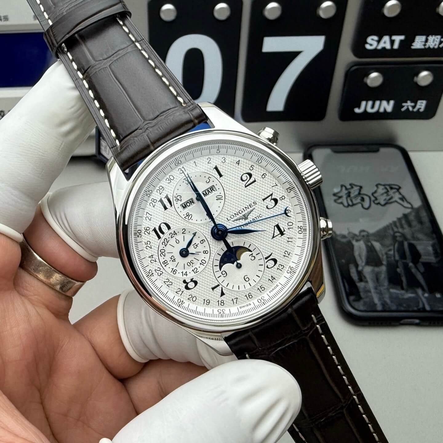 Longines Replica Master Collection Chronograph Super Clone L2.773.4.78.3