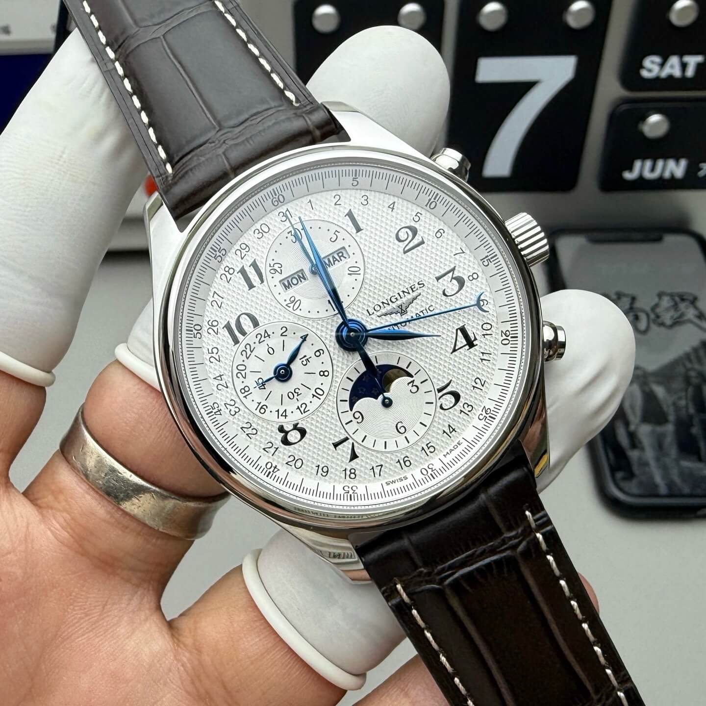Longines Replica Master Collection Chronograph Super Clone L2.773.4.78.3 Longines Replica Master Collection Chronograph Super Clone L2.773.4.78.3