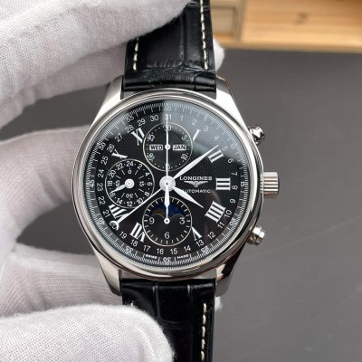Longines Replica Master Collection Chronograph Moon Phase Super Clone Watch L2.673.4.51.7