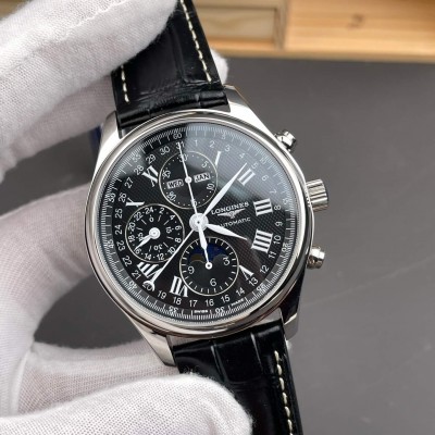 Longines Replica Master Collection Chronograph Moon Phase Super Clone Watch L2.673.4.51.7