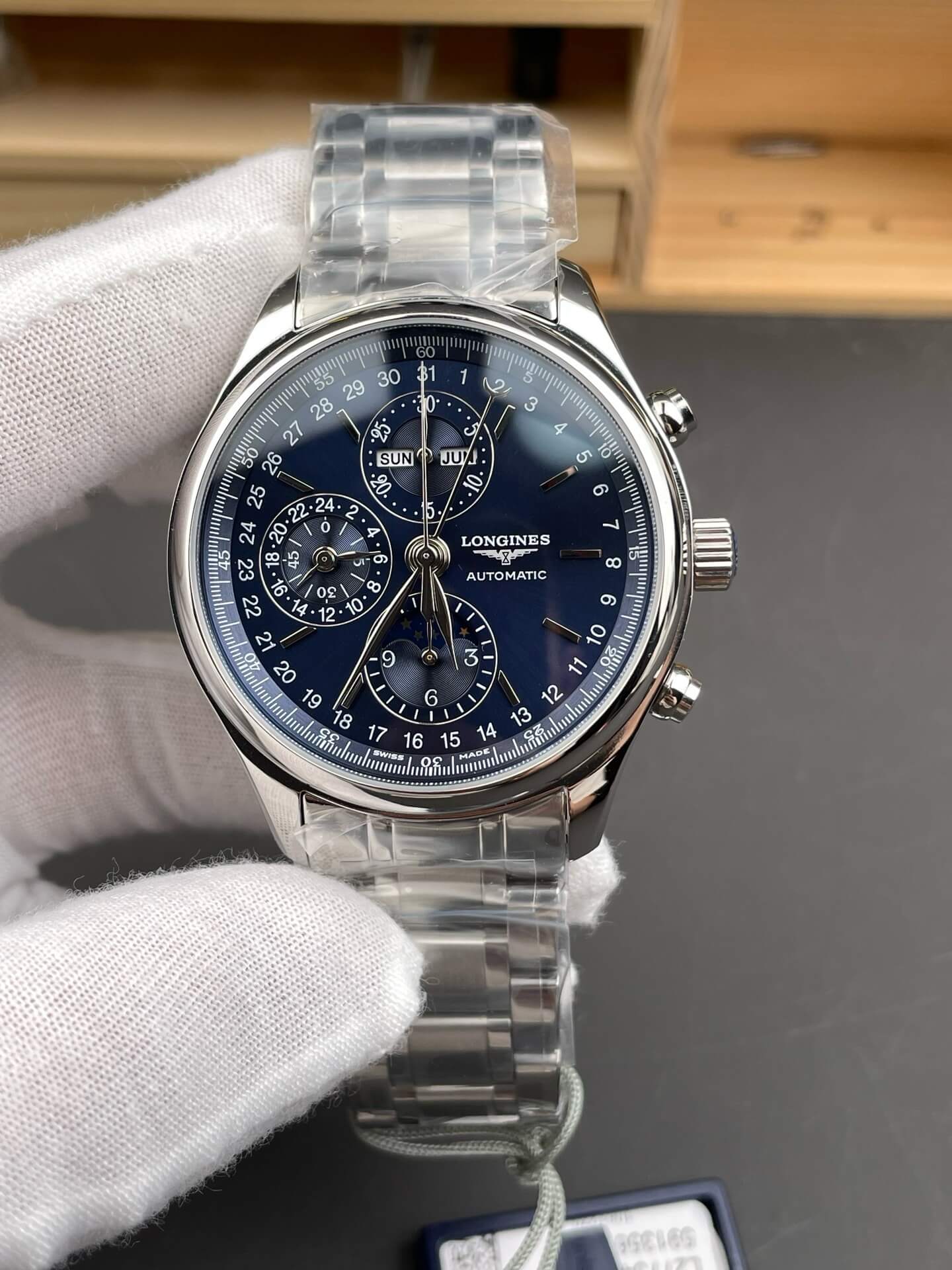 Longines Replica Master Collection Chronograph Moon Phase Super Clone Watch L2.773.4.92.6