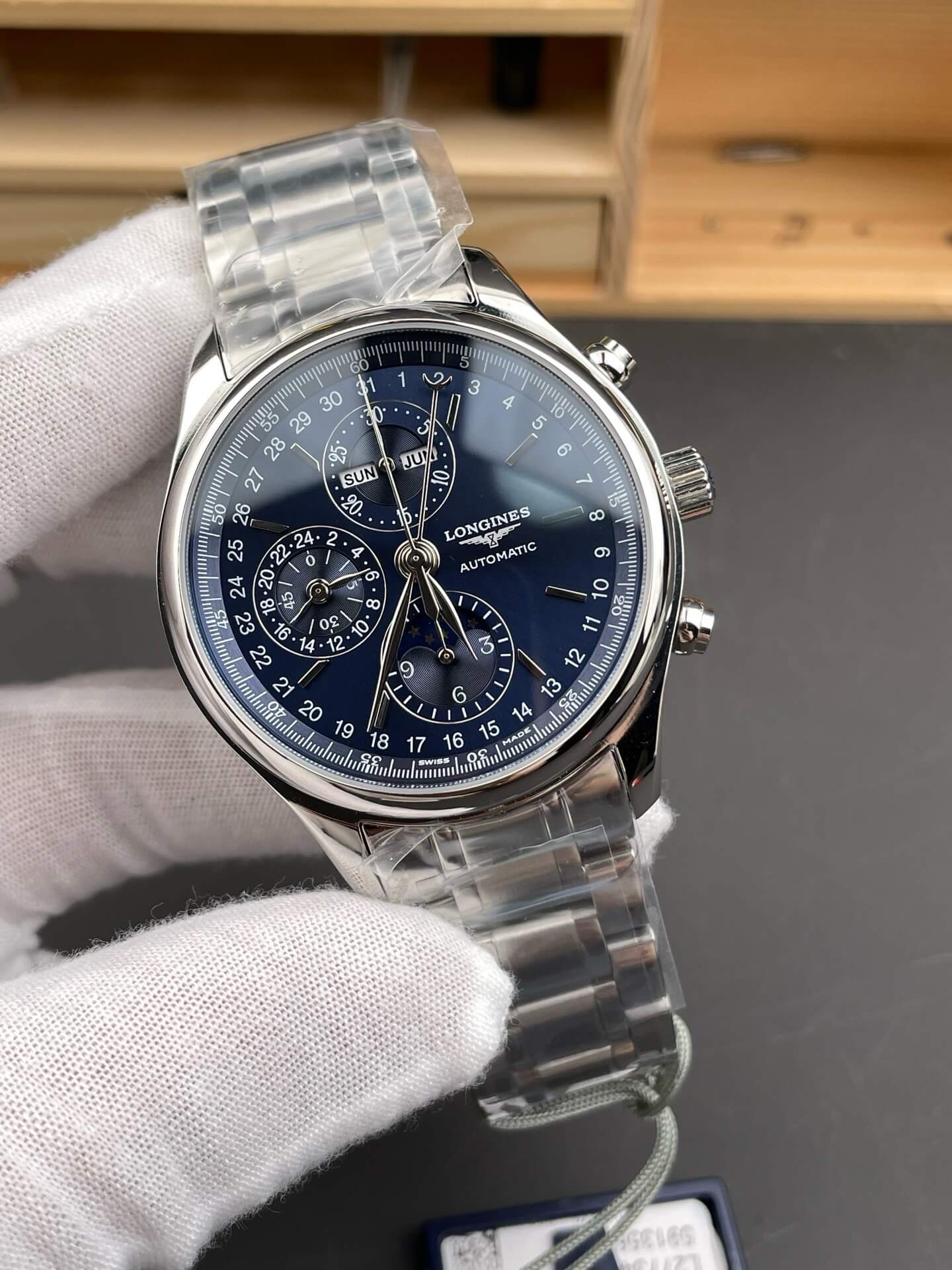 Longines Replica Master Collection Chronograph Moon Phase Super Clone Watch L2.773.4.92.6