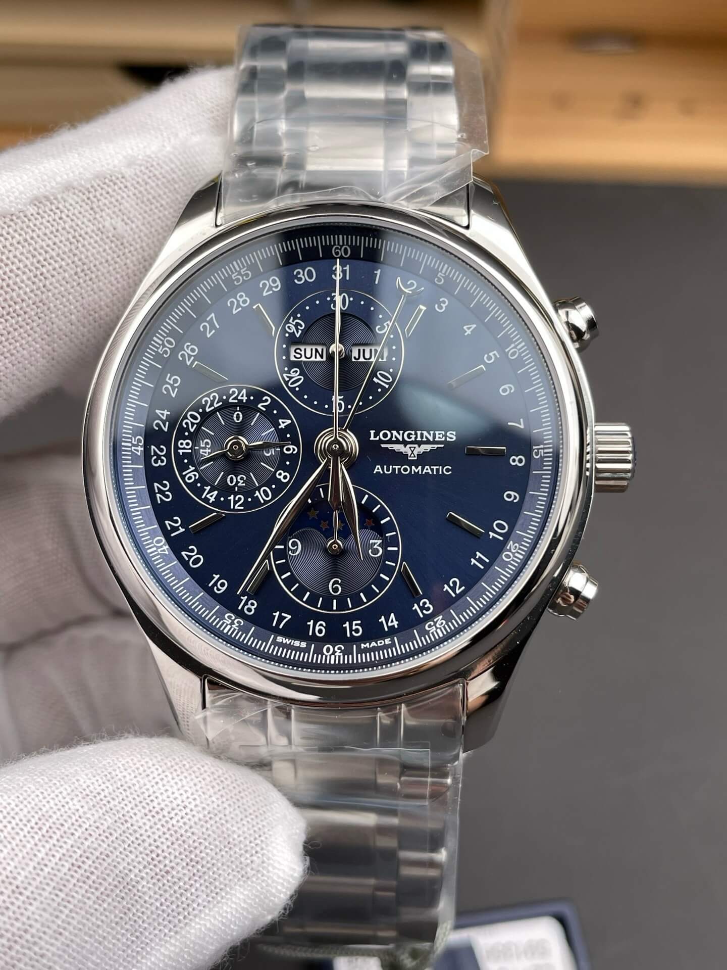 Longines Replica Master Collection Chronograph Moon Phase Super Clone Watch L2.773.4.92.6